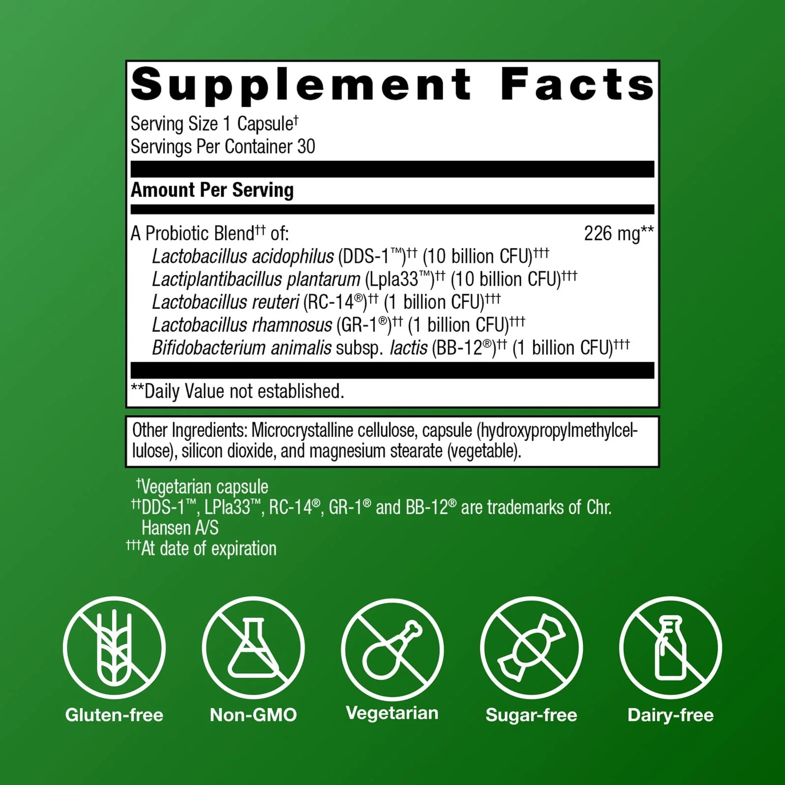 Metagenics UltraFlora Complete Women's Probiotic - Shelf-Stable 5-in-1, 30 Capsules - Image 10