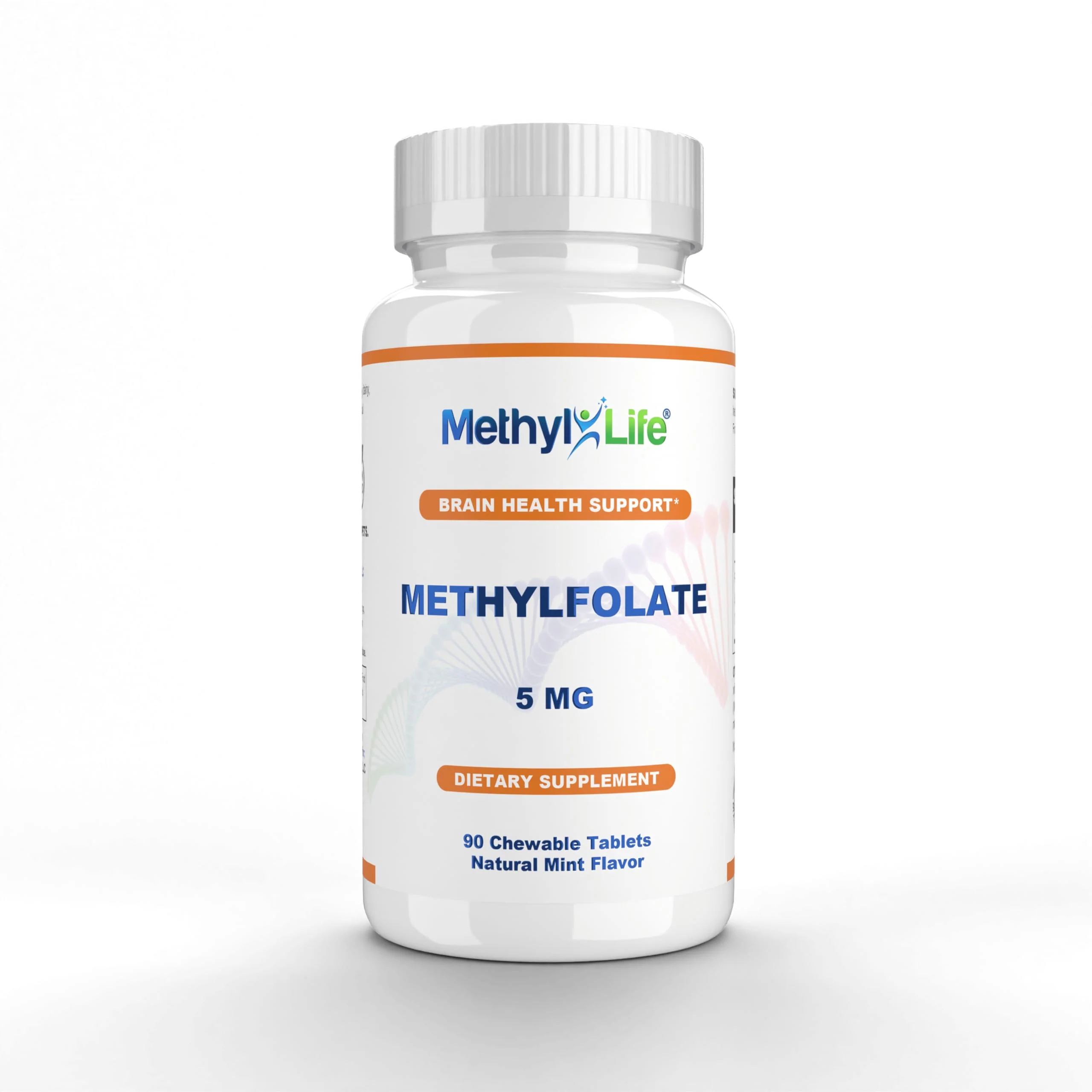 Methyl-Life Purest L-Methylfolate 5 mg – 3 Months Supply | Chewables, Non-GMO, Gluten Free