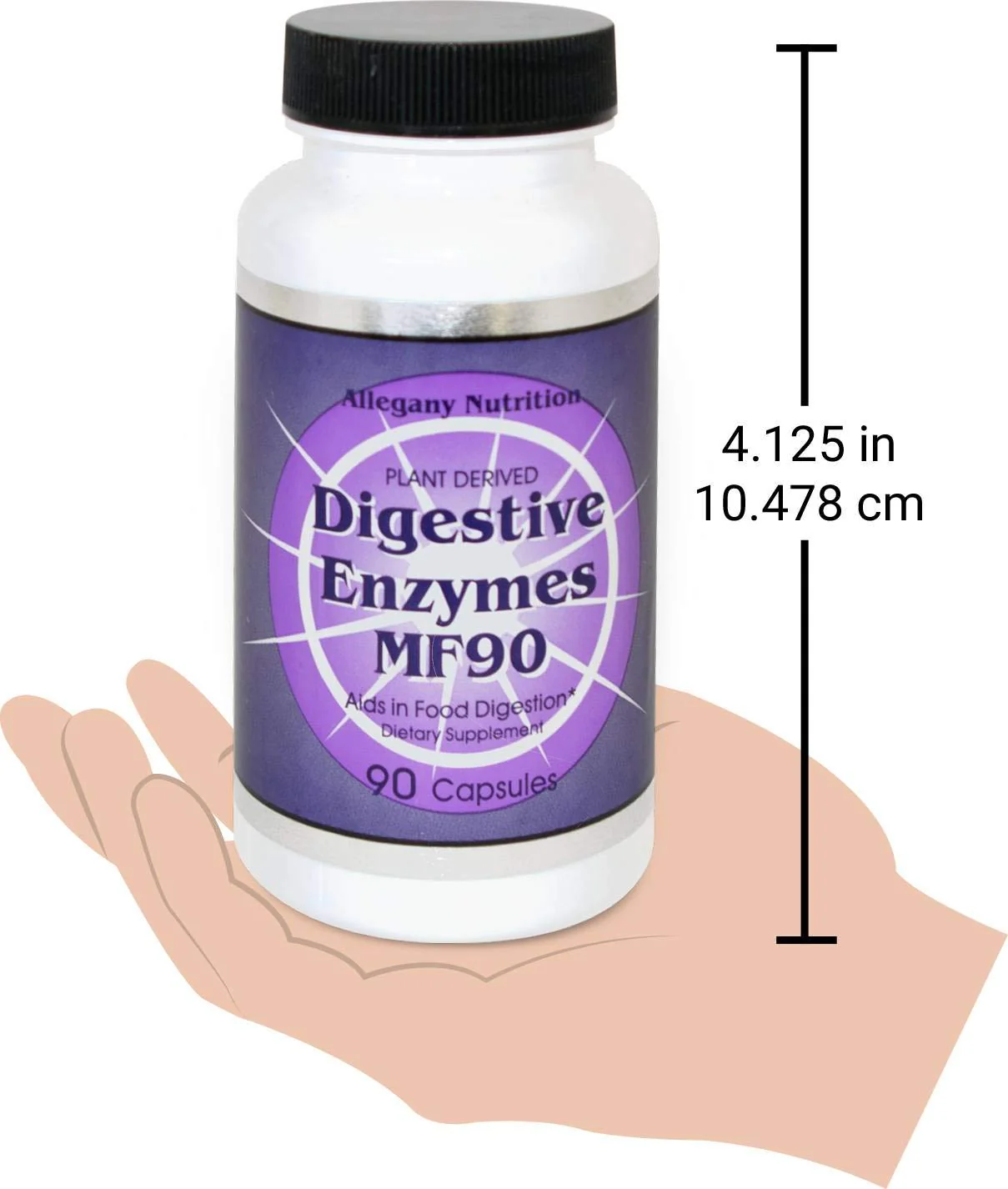 MF90 Digestive Enzymes | Full Spectrum Plant-Derived Enzymes | Made in USA - Image 4