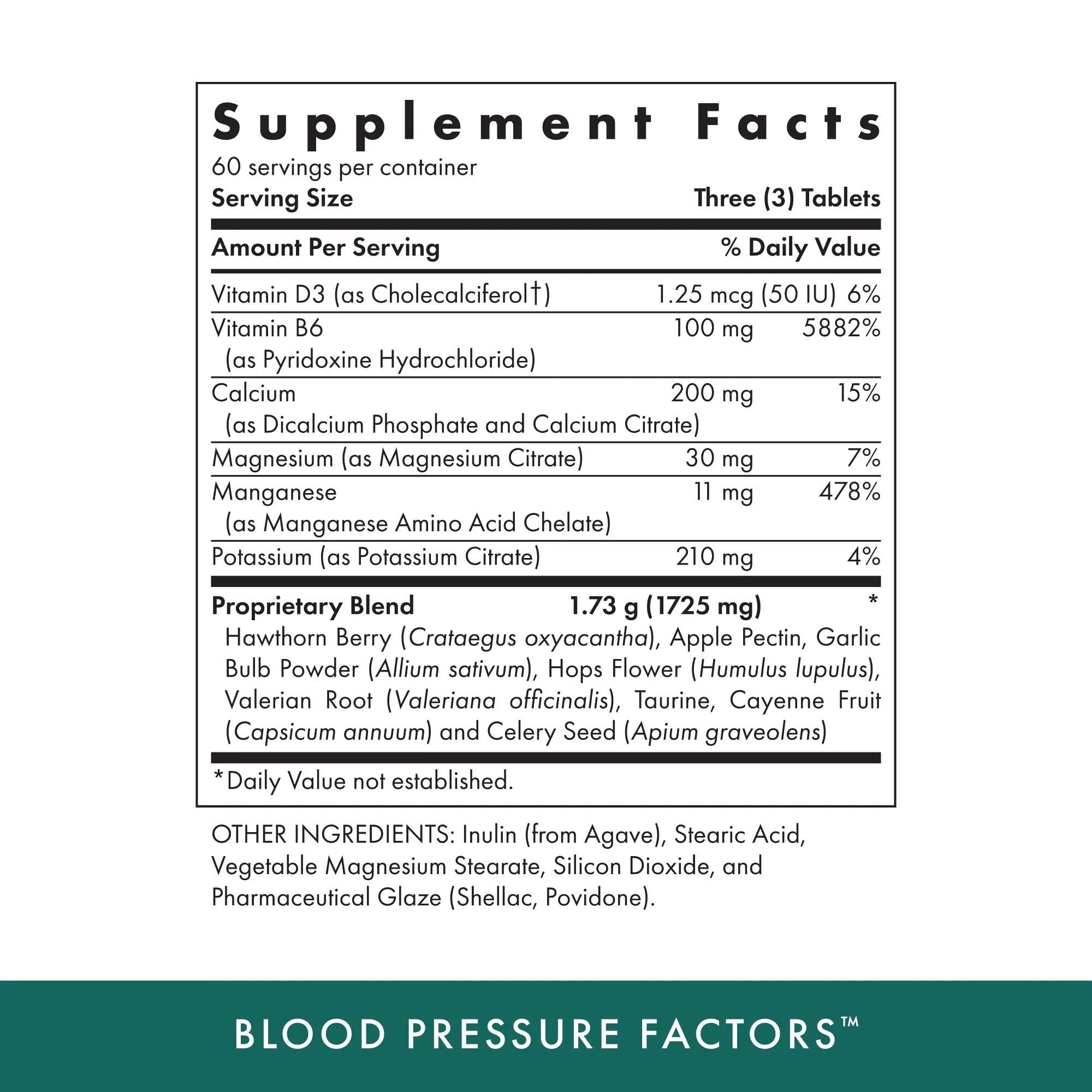 Michael's Blood Pressure Factors – 180 Vegetarian Tablets | Fluid Balance Support, Kosher & Gluten-Free - Image 3