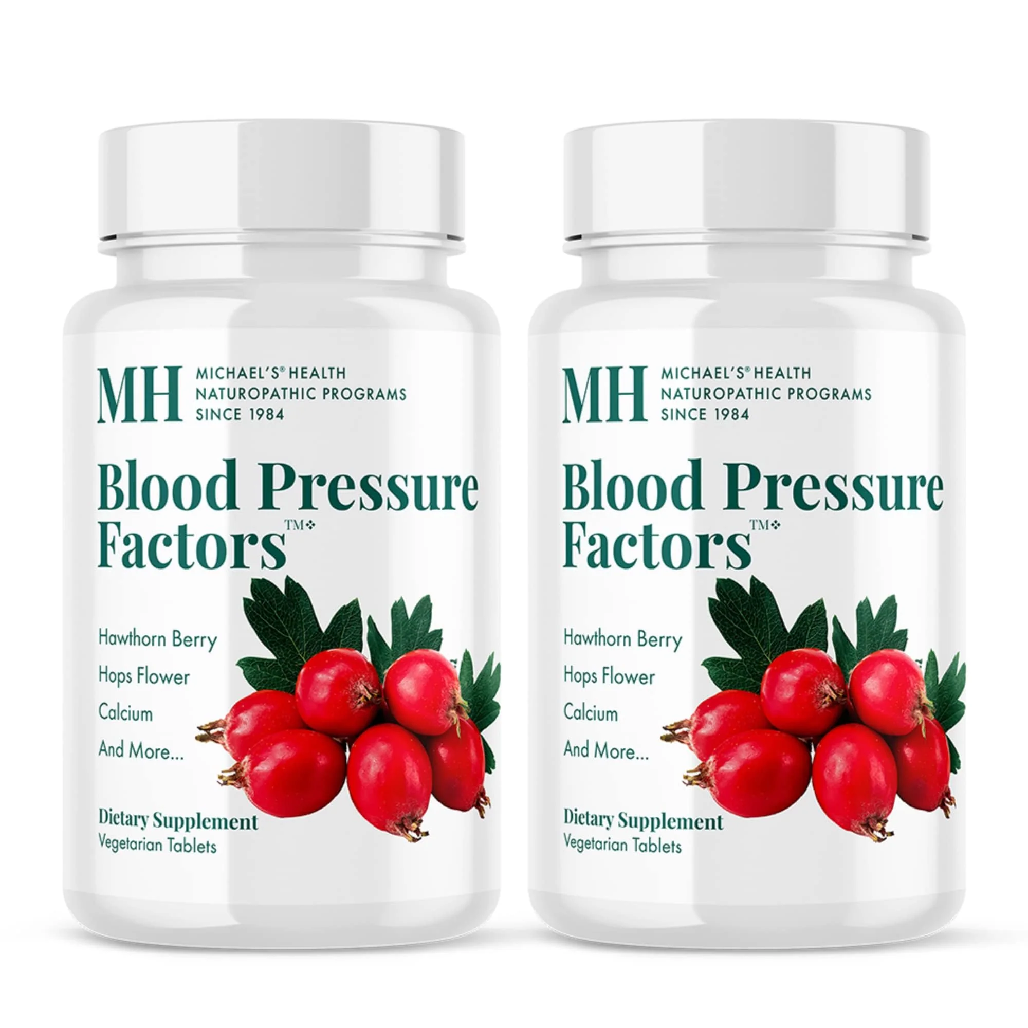MICHAEL'S Health Naturopathic Programs Blood Pressure Factors - 180 Vegetarian Tablets, Pack of 2 - Provides Fluid Balance Support - Kosher - 120 Total Servings - Image 15