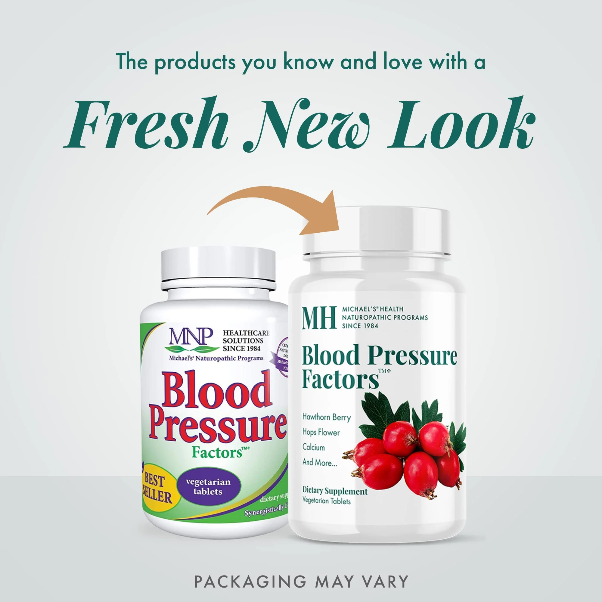 MICHAEL'S Health Naturopathic Programs Blood Pressure Factors - 180 Vegetarian Tablets, Pack of 2 - Provides Fluid Balance Support - Kosher - 120 Total Servings - Image 17