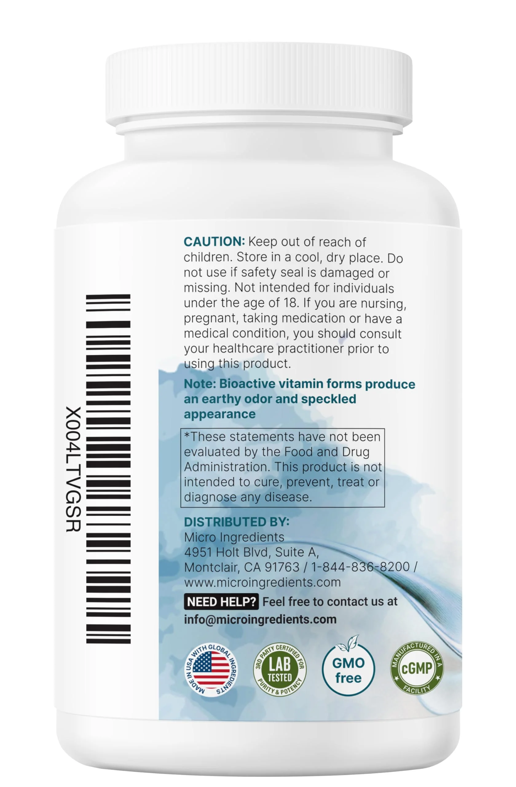 Micro Ingredients 2 Pack Pure Methylated B Complex, 480 Capsules | 11-in-1 Vitamin B Formula + Vitamin C | Non-GMO - Image 8