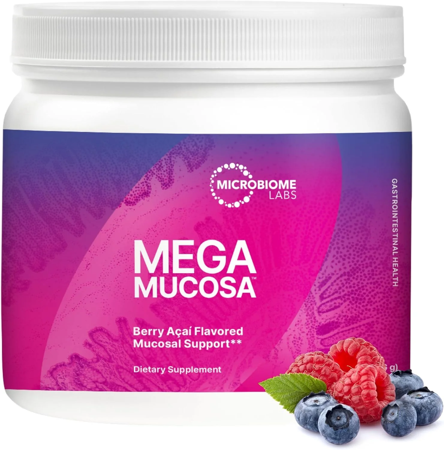 Microbiome Labs MegaMucosa Gut Health Powder – Complete Mucosal Support (Berry Acai, 5.5 oz) | Dairy-Free Immunoglobulins - Image 10
