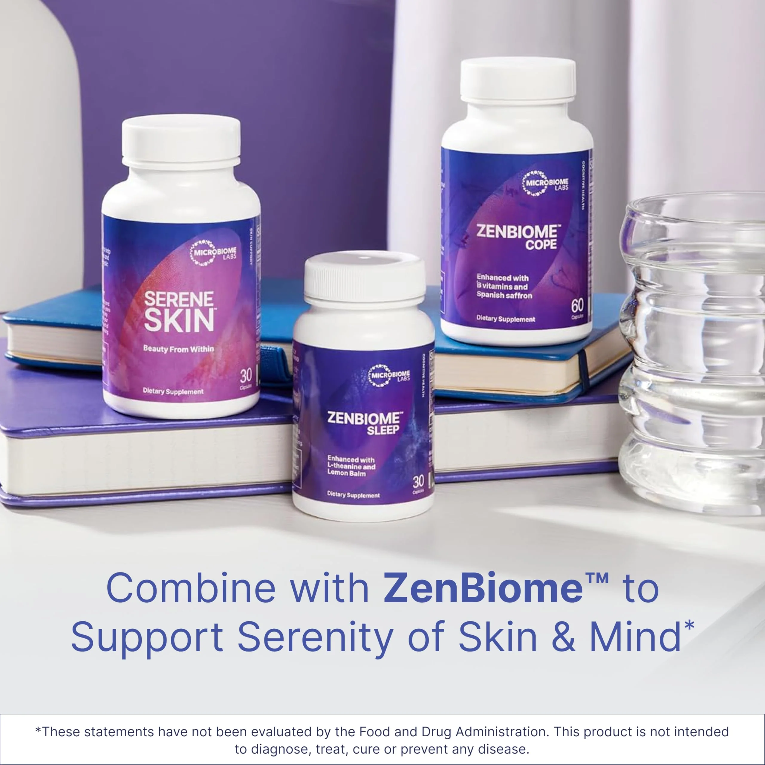 Microbiome Labs SereneSkin - Spore Probiotic Complex with Citrus Polyphenols for Skin Clarity & Gut Health | Daily Skincare Probiotic (60 Capsules) - Image 14