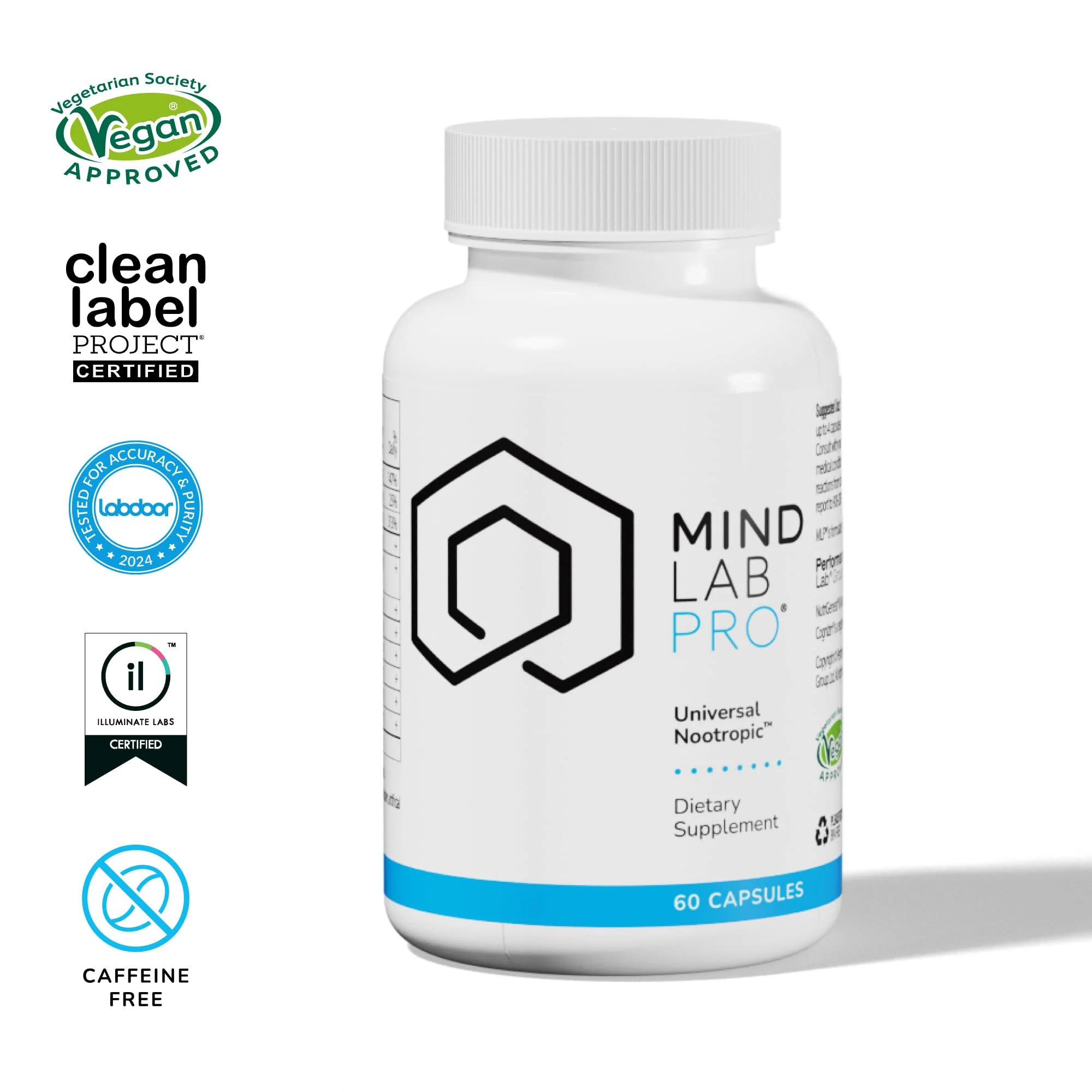 Mind Lab Pro MLP v4 Universal Nootropic – Focus, Memory, Clarity, Energy – 60 Count, Plant-Based, Made in USA - Image 15