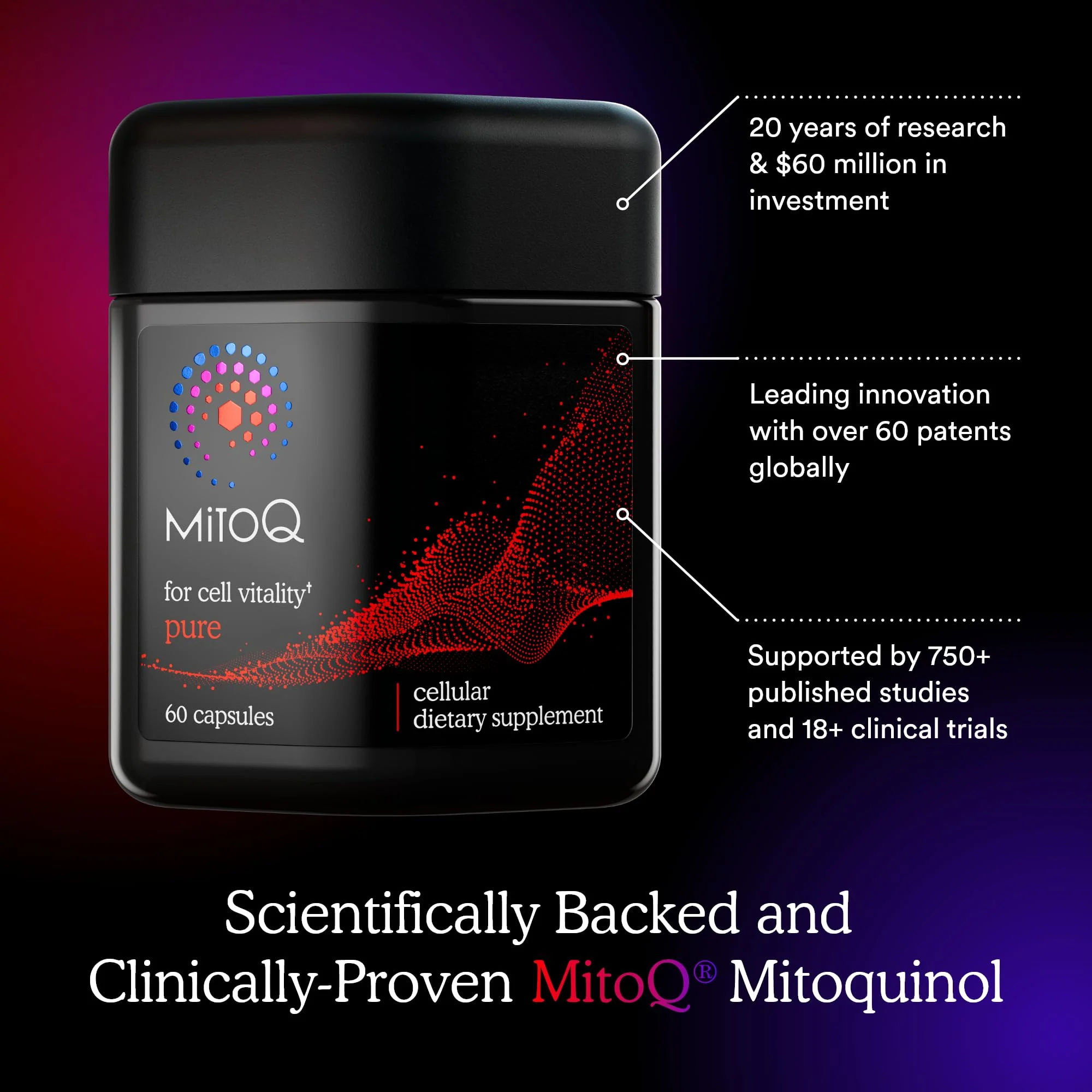MitoQ Pure: Advanced Mitochondria Supplement for Energy, Vitality & Healthy Aging - Image 4