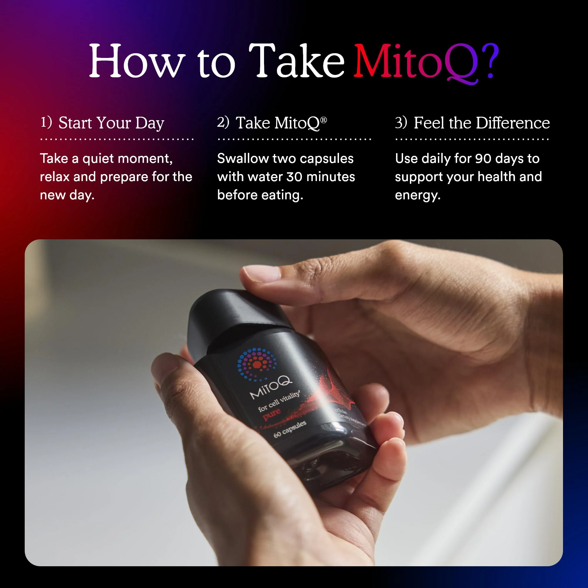 MitoQ Pure: Advanced Mitochondria Supplement for Energy, Vitality & Healthy Aging - Image 7