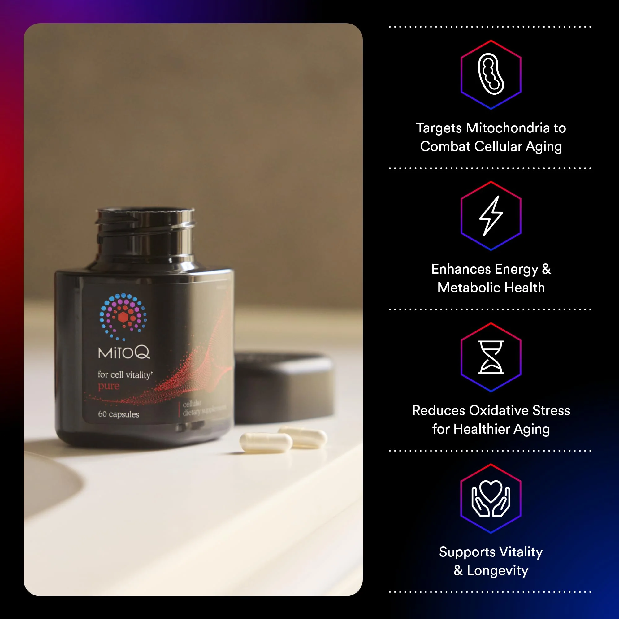 MitoQ Pure: Advanced Mitochondria Supplement for Energy, Vitality & Healthy Aging - Image 9