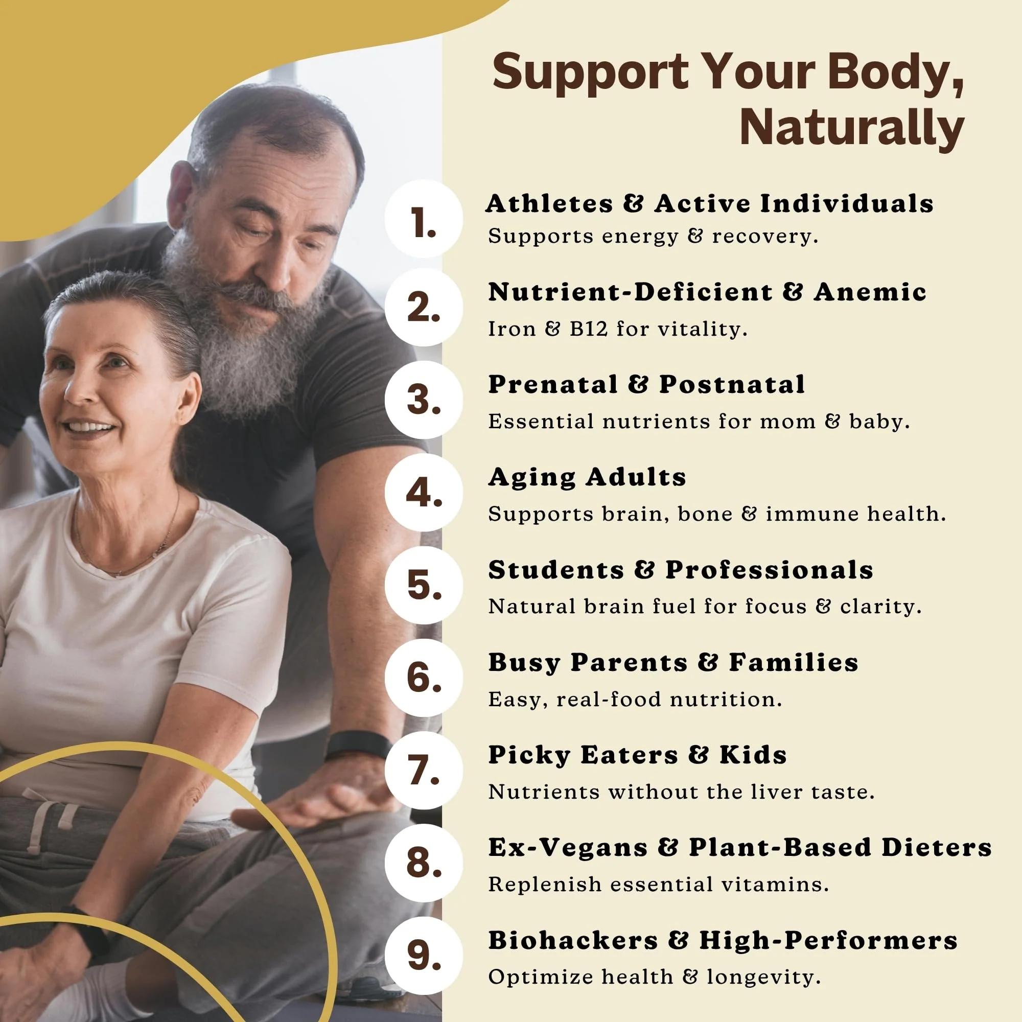 MK Supplements Grass Fed Beef Liver Supplement – Energy, Digestion & Immunity – Non-GMO, Freeze-Dried, 30 Servings - Image 21