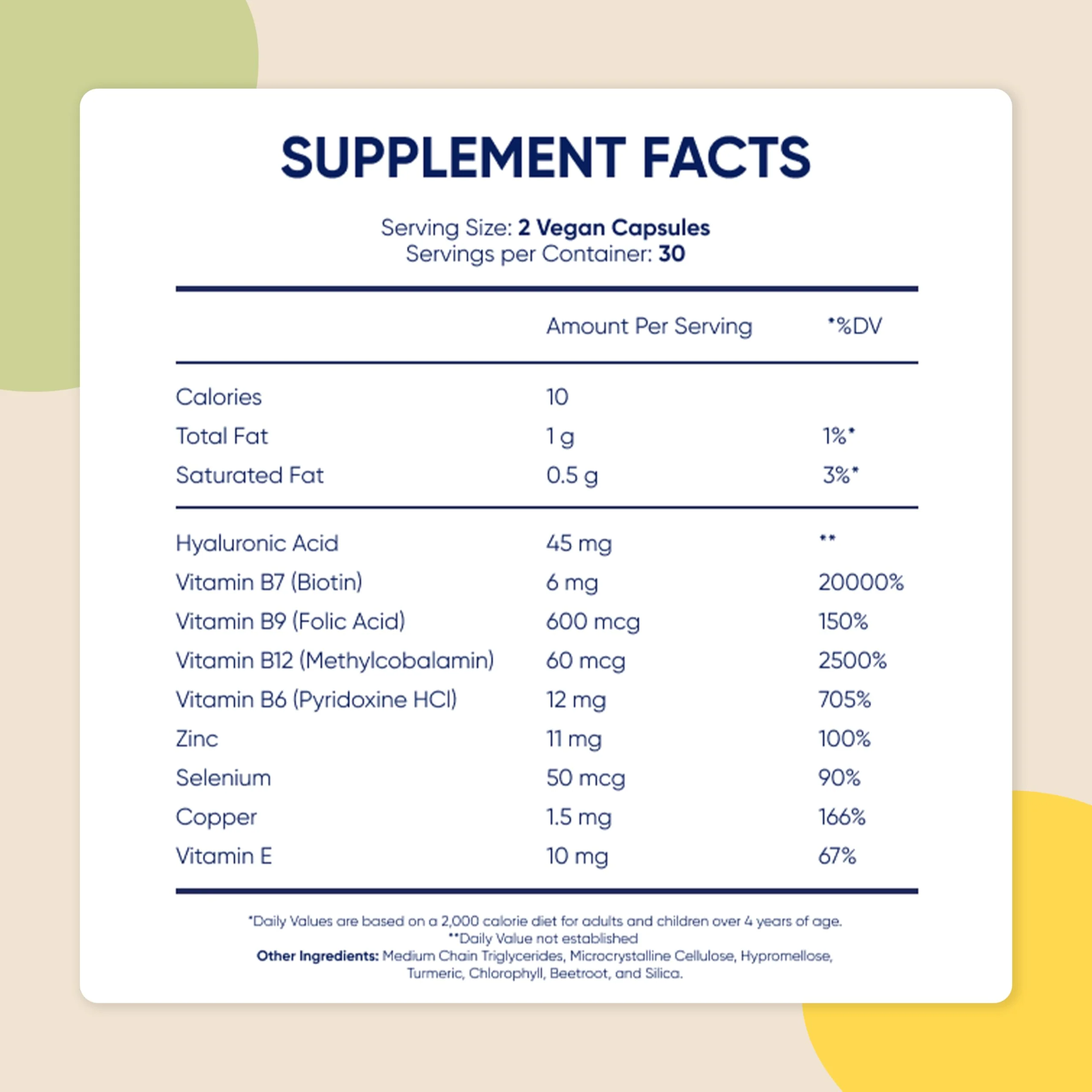 Moerie Hair Growth Supplement for Women & Men | Biotin, Q10 & Minerals - Image 3