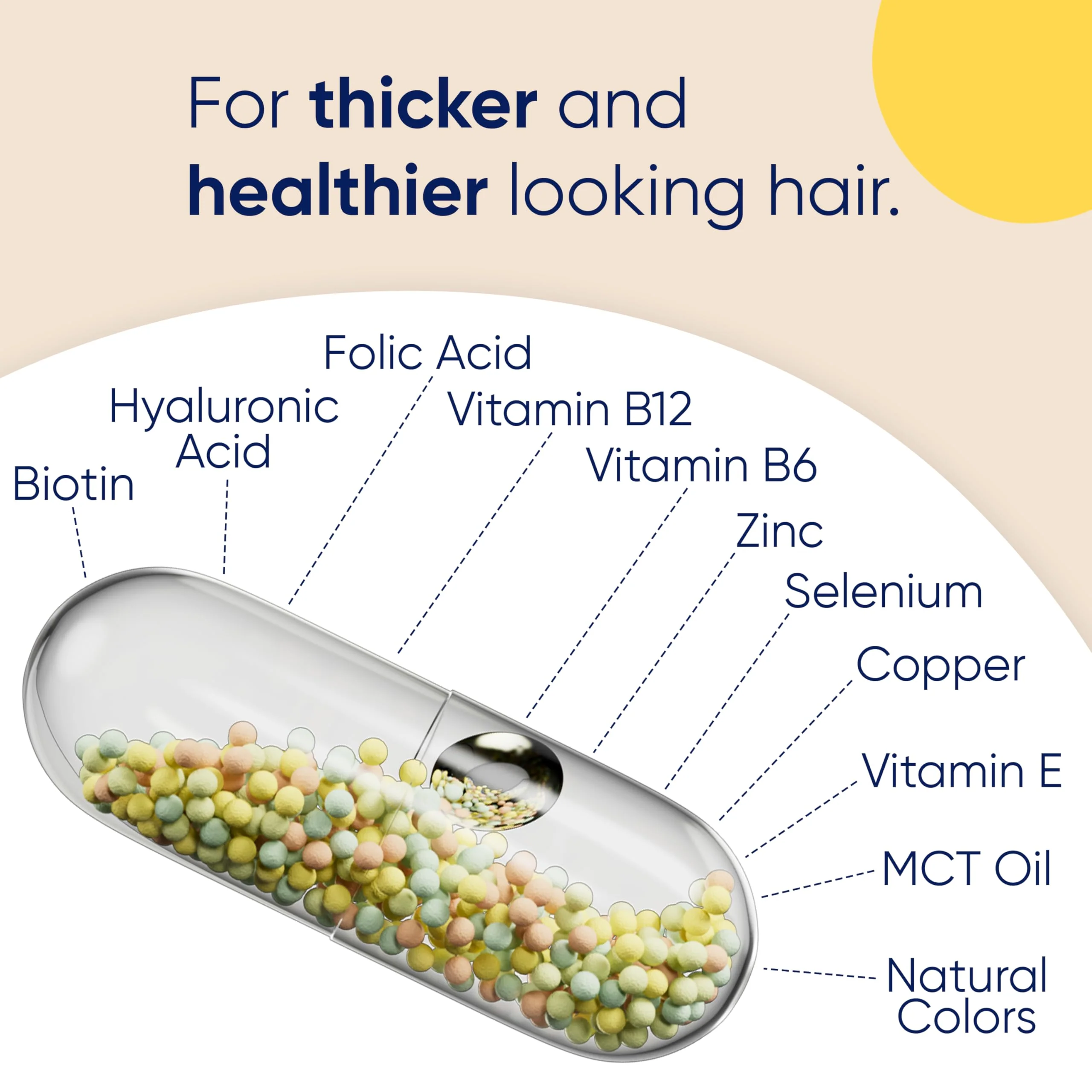 Moerie Hair Growth Supplements – Beadlet Delivery, Biotin & Q10 (120 Pills) - Image 11