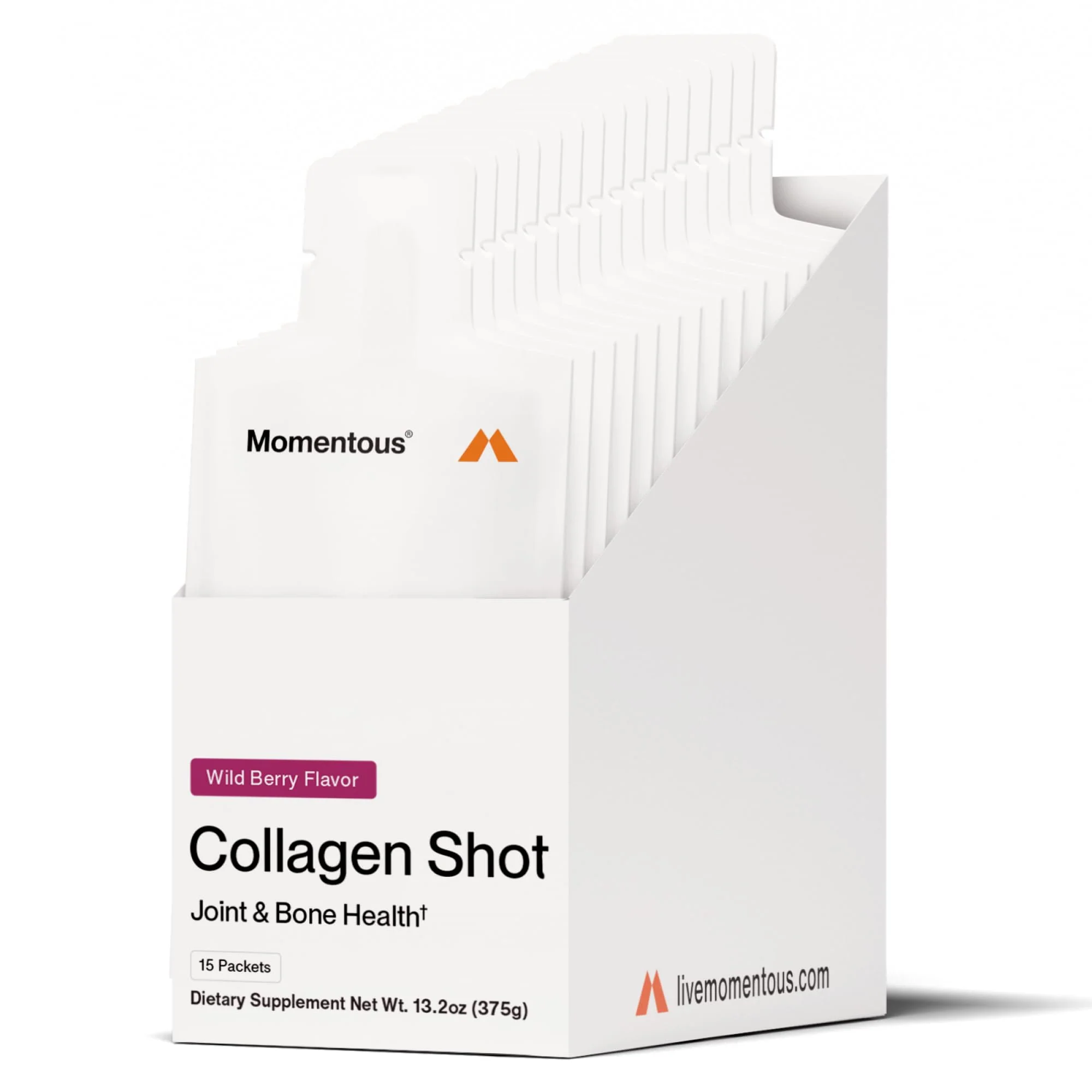 Momentous Collagen Shot - Hydrolyzed Collagen & Vitamin C | NSF Certified