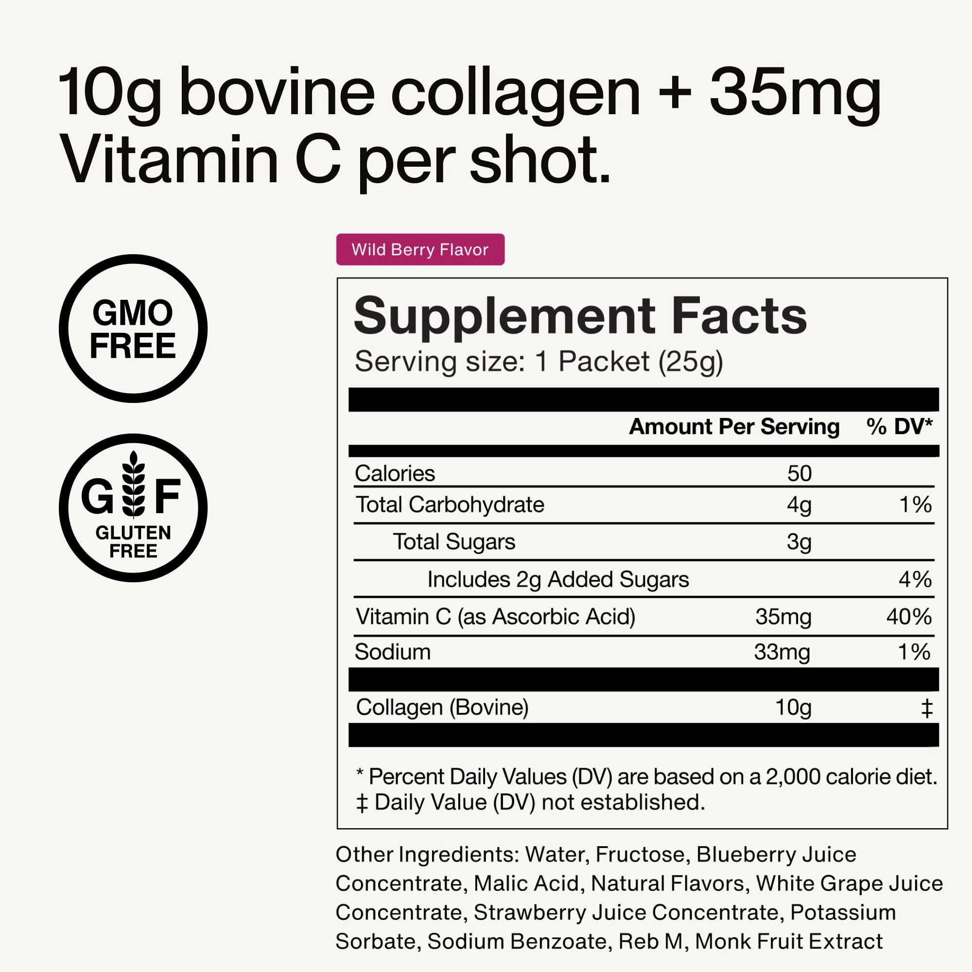 Momentous Collagen Shot - Hydrolyzed Collagen & Vitamin C | NSF Certified - Image 8
