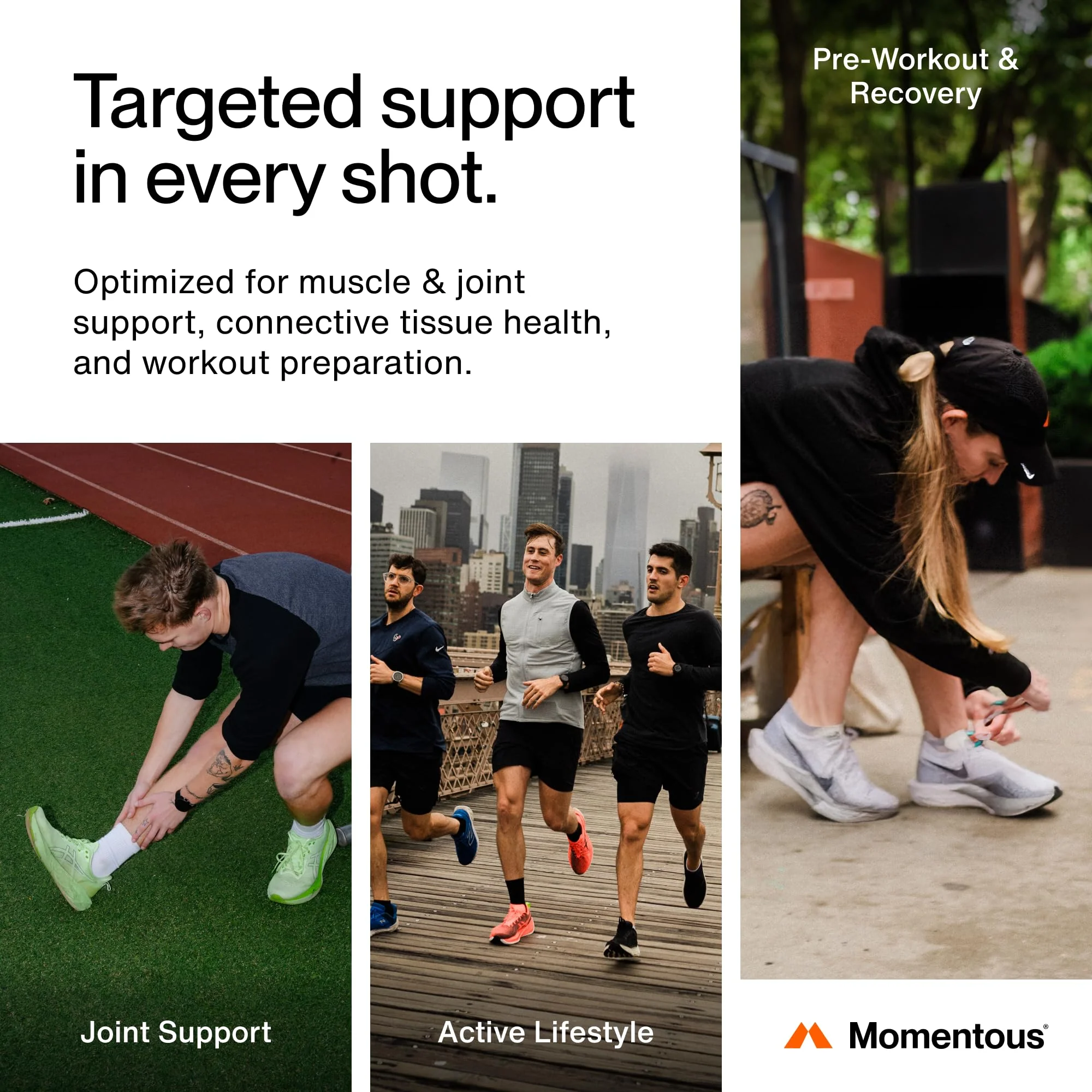Momentous Collagen Shot - Hydrolyzed Collagen + Vitamin C, NSF Certified for Sport, Orange Mango, 15 Servings - Image 14