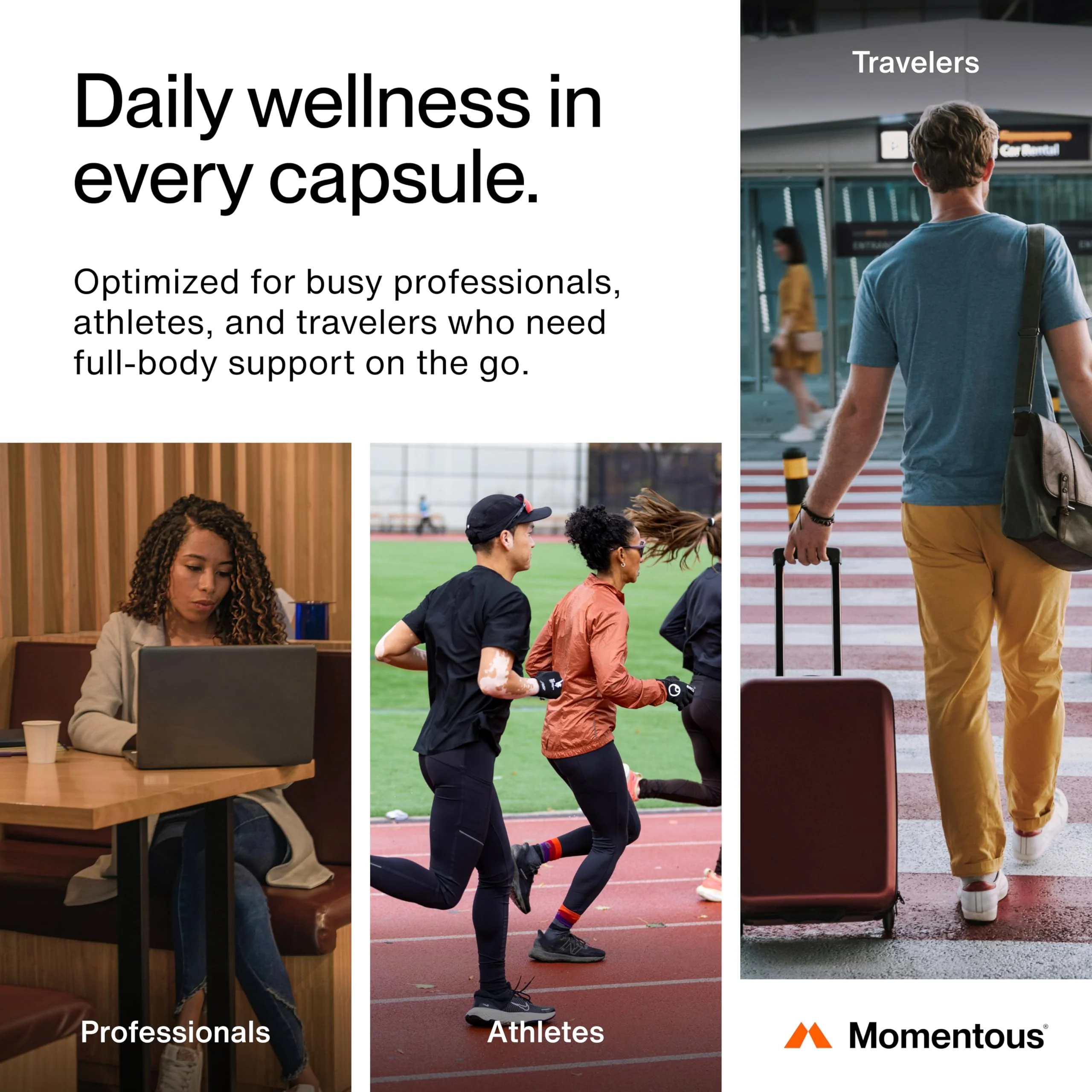 Momentous Essential Multivitamin for Women & Men | NSF Certified for Sport | GMO- & Gluten-Free | 30 Servings - Image 15