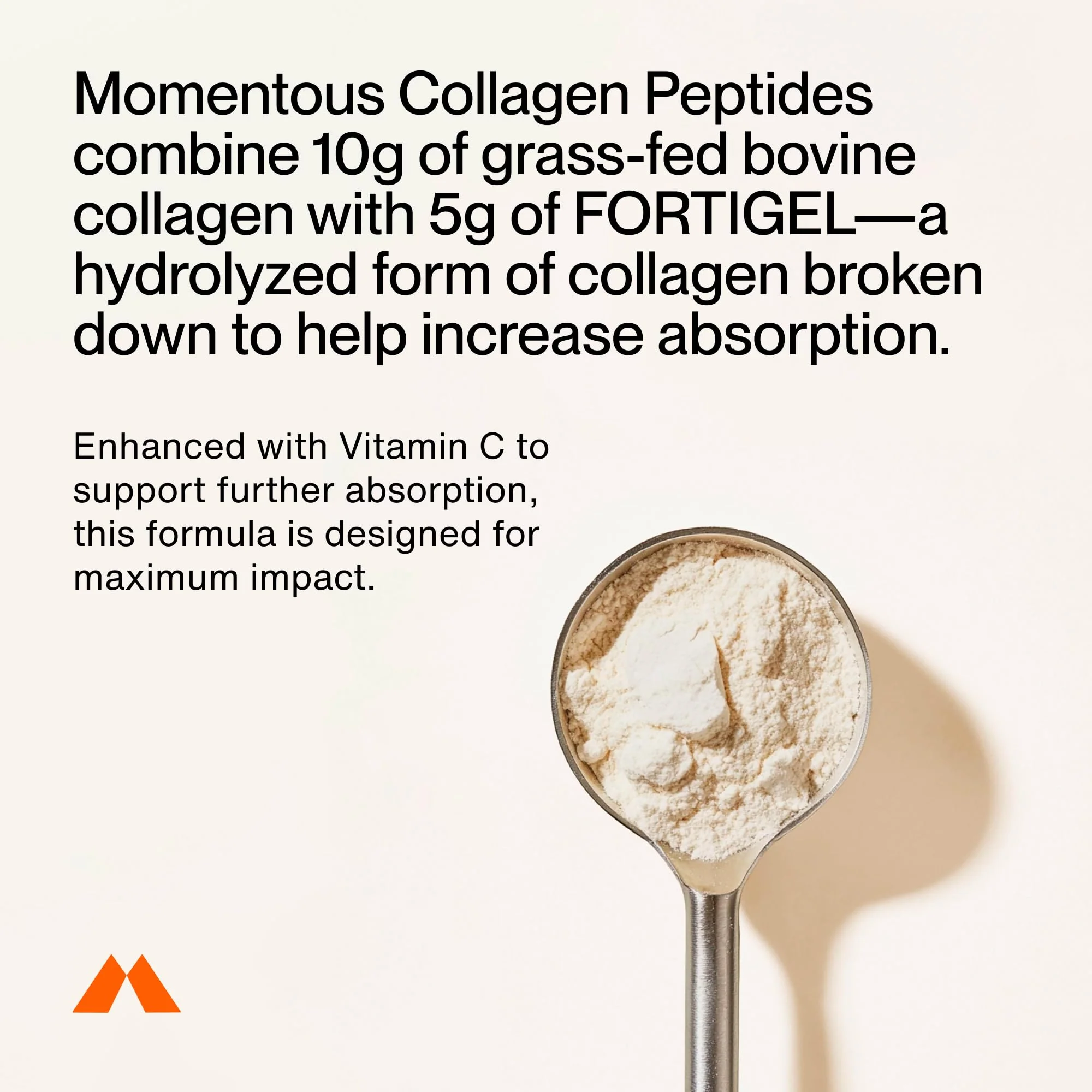Momentous Grass-Fed Collagen Peptides Powder with Fortigel & Vitamin C – NSF Certified for Sport - Image 15