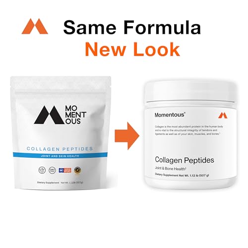 Momentous Grass-Fed Collagen Peptides Powder with Fortigel & Vitamin C – NSF Certified for Sport - Image 2