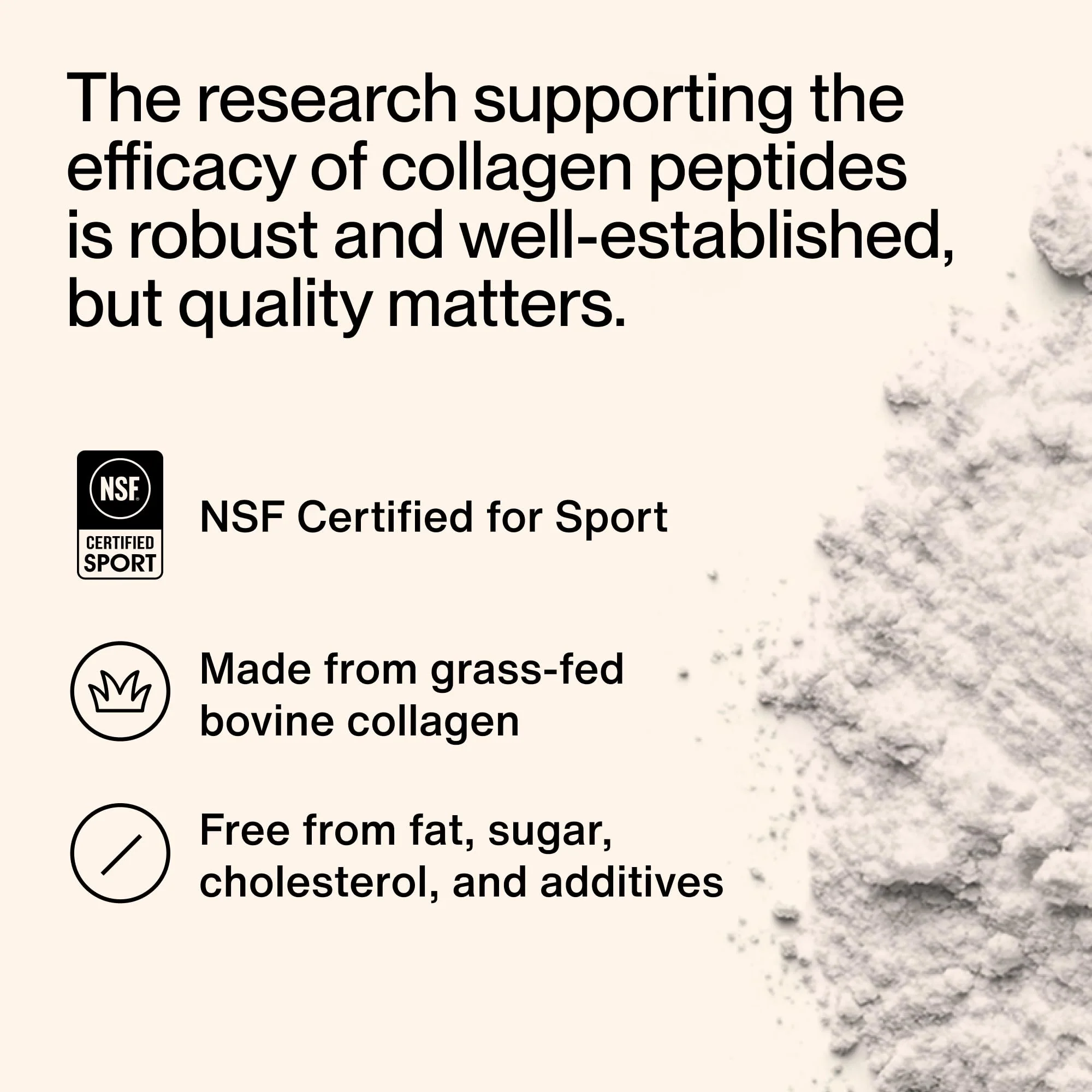 Momentous Grass-Fed Collagen Peptides Powder with Fortigel & Vitamin C – NSF Certified for Sport - Image 7