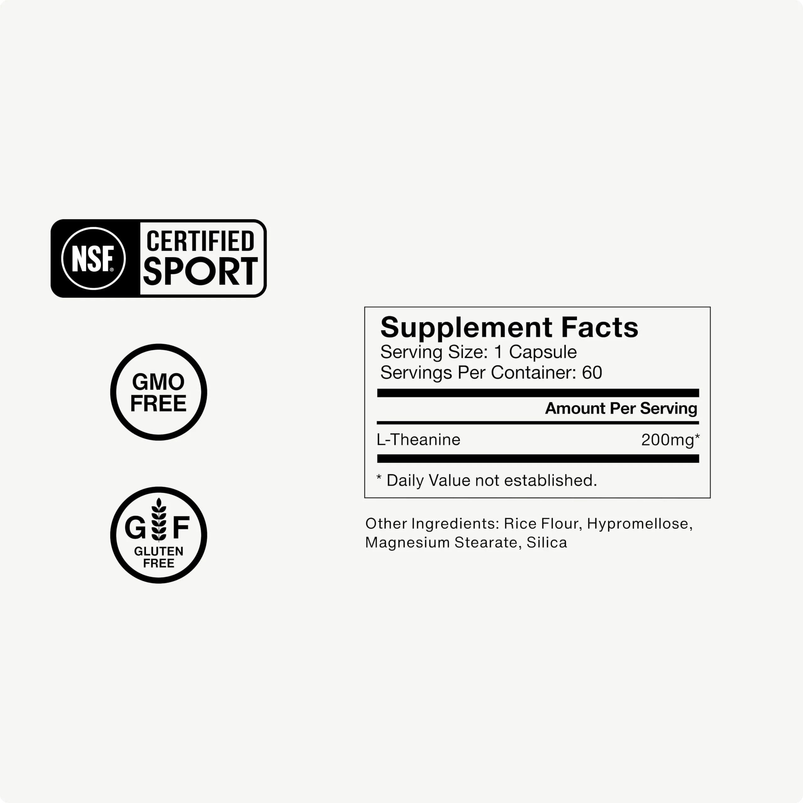 Momentous L-Theanine Supplement – 200 mg Capsules for Relaxation & Focus | NSF Certified for Sport | Gluten- & GMO-Free | 60 Servings - Image 12