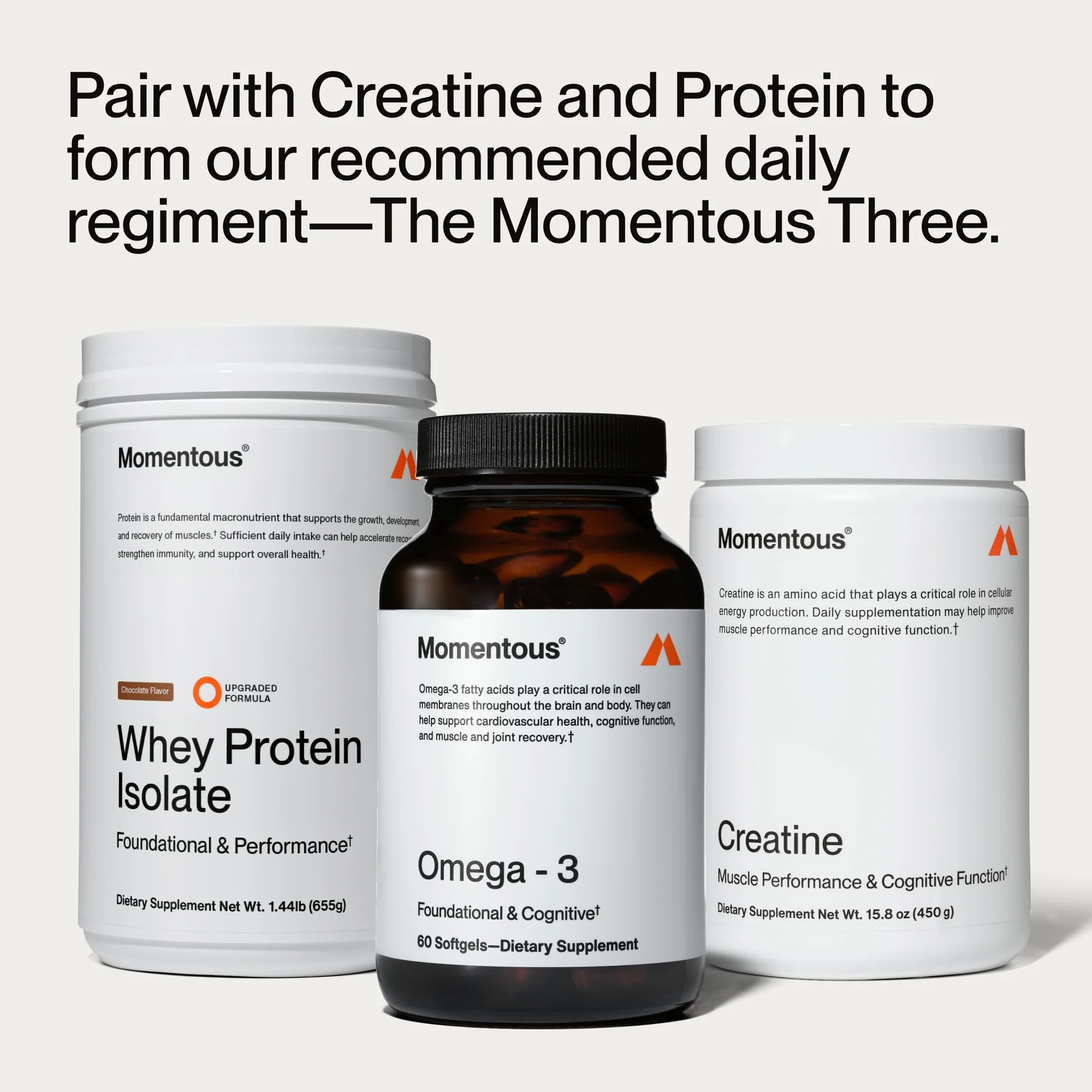 Momentous Omega-3 Fish Oil - 1,600 mg EPA & DHA, NSF Certified for Sport - Image 17