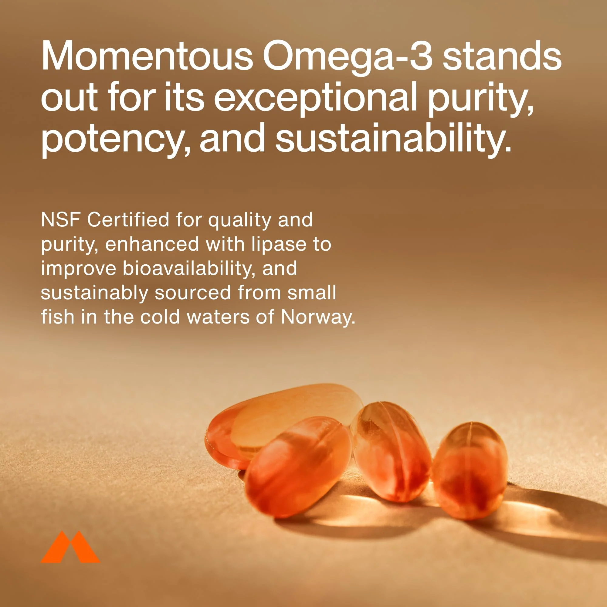 Momentous Omega-3 Fish Oil - 1,600 mg EPA & DHA, NSF Certified for Sport - Image 3
