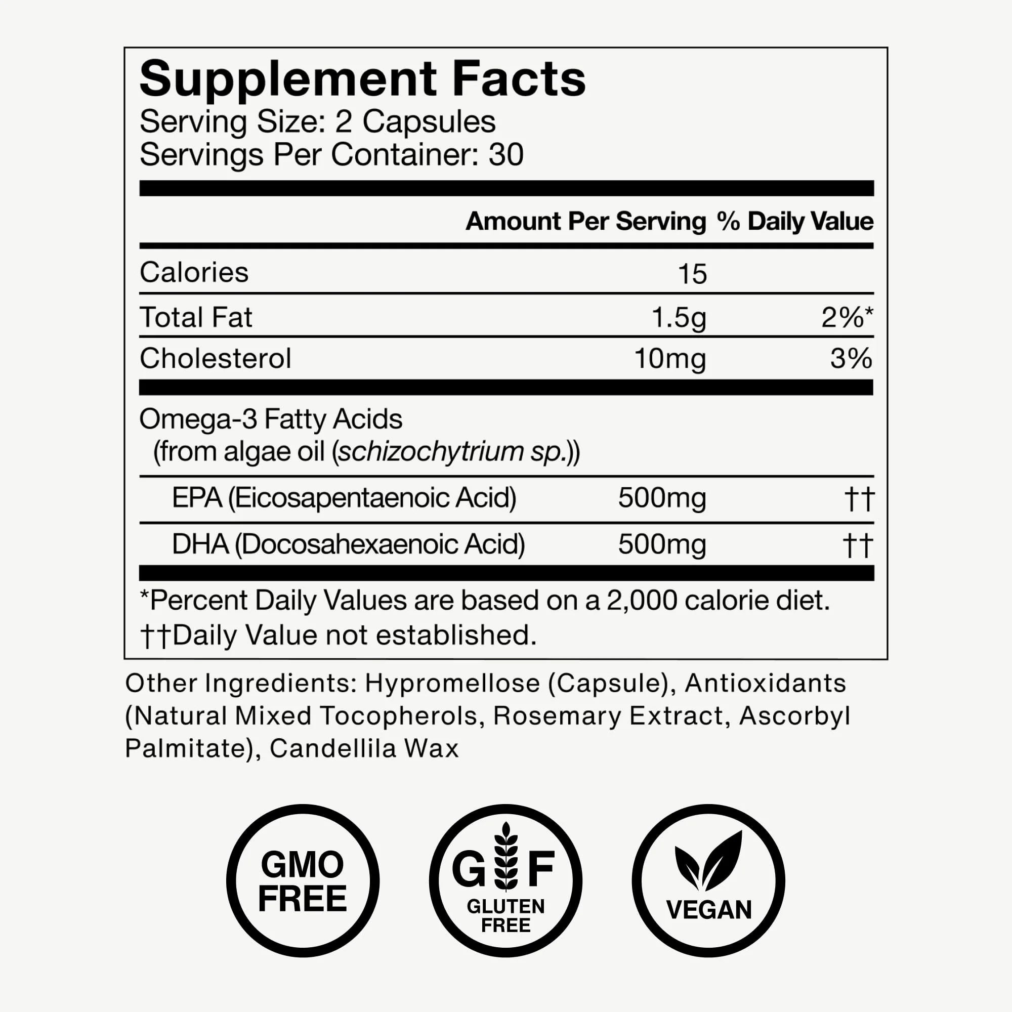 Momentous Vegan Omega-3 - Plant-Based EPA & DHA from Algae Oil | 1,000 mg per Serving | NSF Certified for Sport | 30 Servings - Image 9