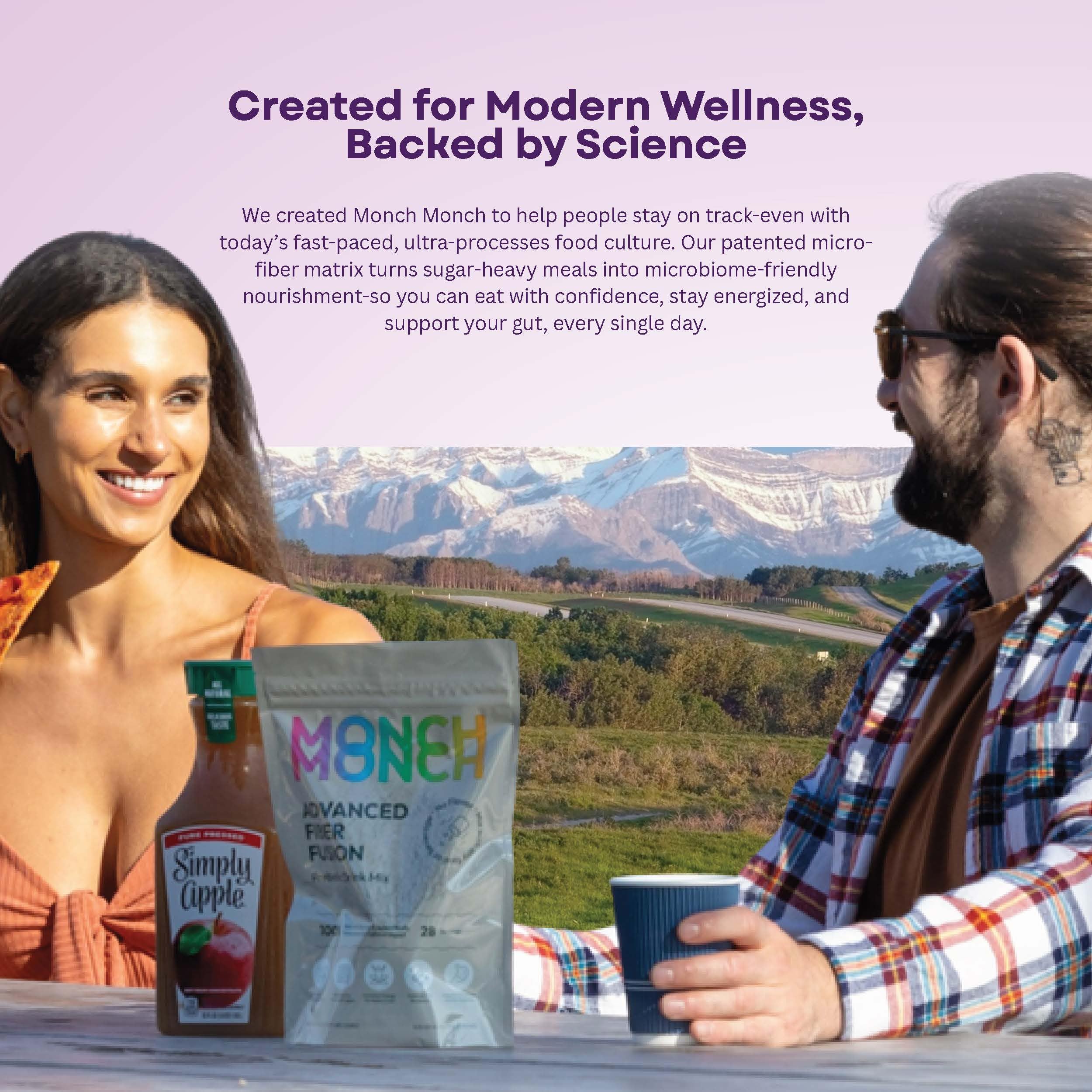 Monch Monch Prebiotic Fiber Powder Unflavored — Calorie-Absorbing Soluble Fiber for Gut Health, Vegan & Sugar-Free (28 Ct) - Image 7