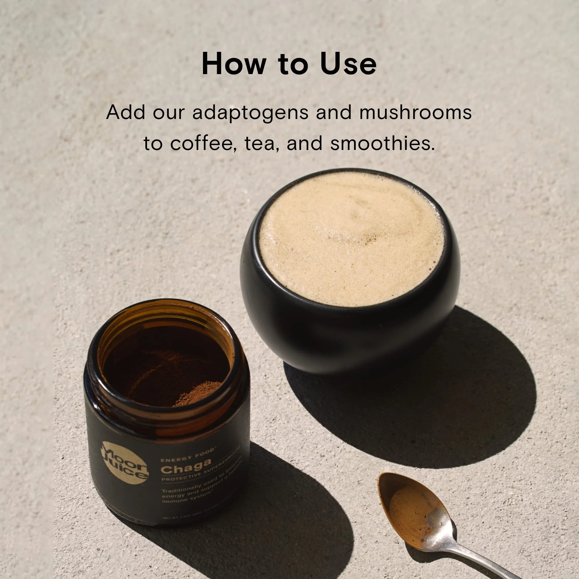 Moon Juice Reishi Organic Mushroom Powder – 700mg Beta-Glucans for Mood & Immunity - Image 4