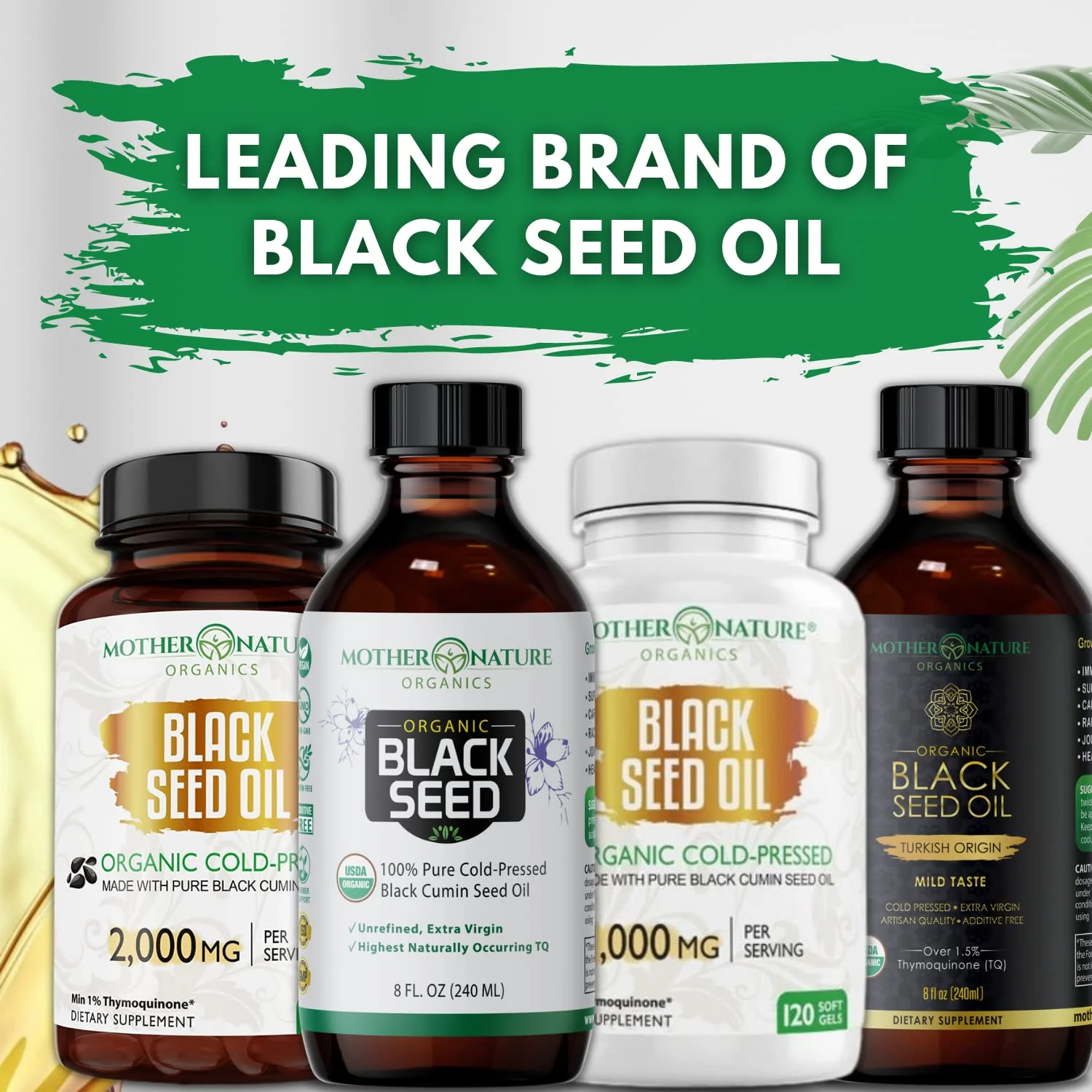 Mother Nature Organics Organic Black Seed Oil Capsules 1000mg – 180ct, 3-Month Supply, Cold-Pressed Nigella Sativa from Turkey - Image 18
