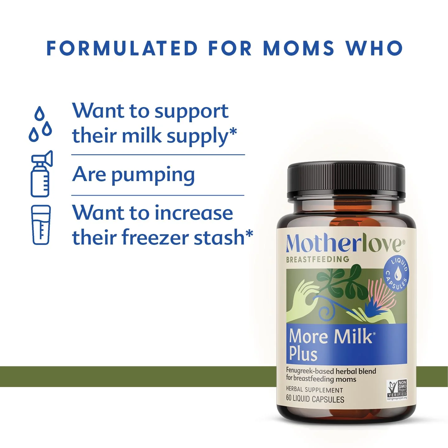 Motherlove More Milk Plus – Fenugreek-Based Lactation Support (Organic, Non-GMO, Vegan) - Image 2