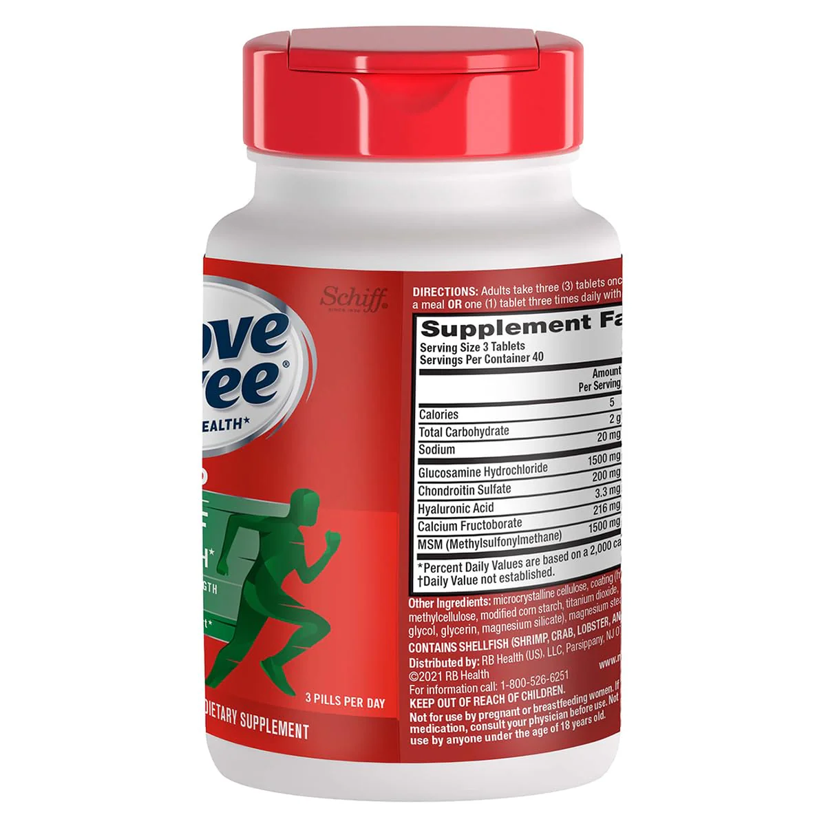 Move Free Advanced Plus MSM Coated Tablets – Joint Health with Glucosamine & Chondroitin (120 Count, Pack of 2) - Image 12