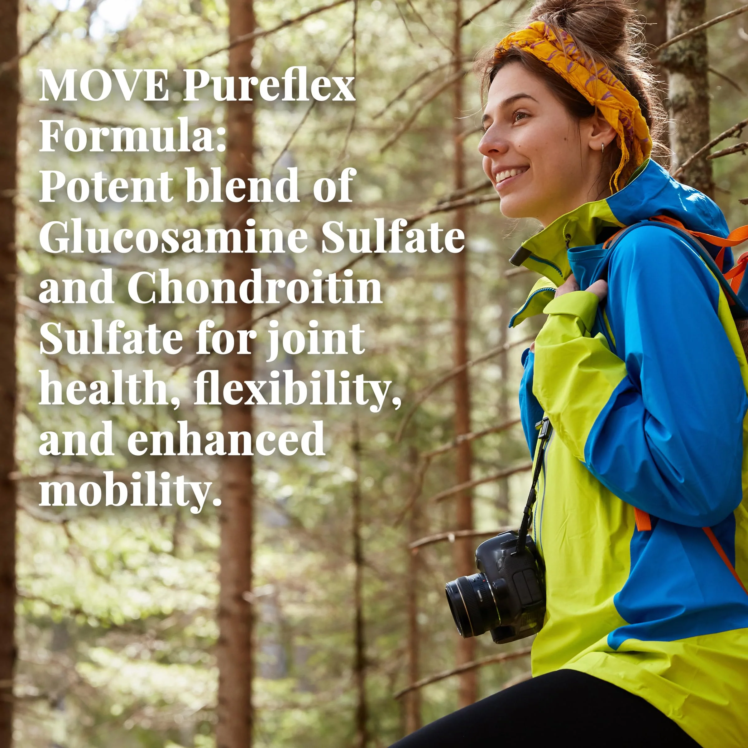 Move Pureflex Glucosamine Chondroitin – Joint Support Supplement (120 Capsules, 2-Pack) - Image 4
