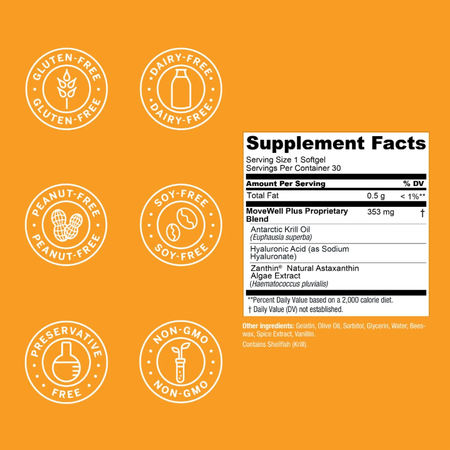 MoveWell Plus Joint Health Supplement – Antarctic Krill Oil, Astaxanthin & Hyaluronic Acid - Image 4
