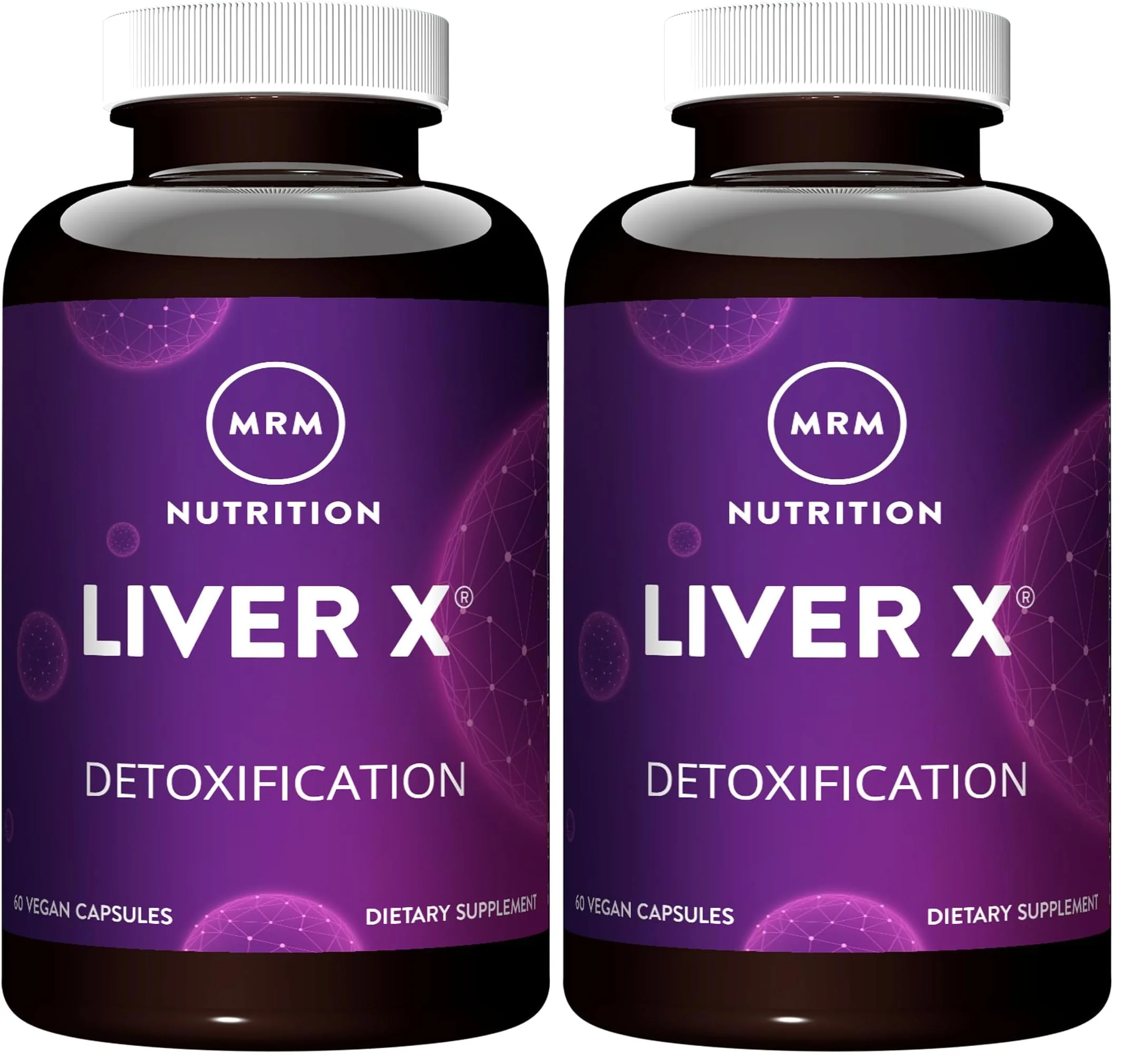 MRM Liver X® | Daily Liver Support with BIOSORB™ Milk Thistle Complex (5x Absorption) | 30 Servings (Pack of 2)
