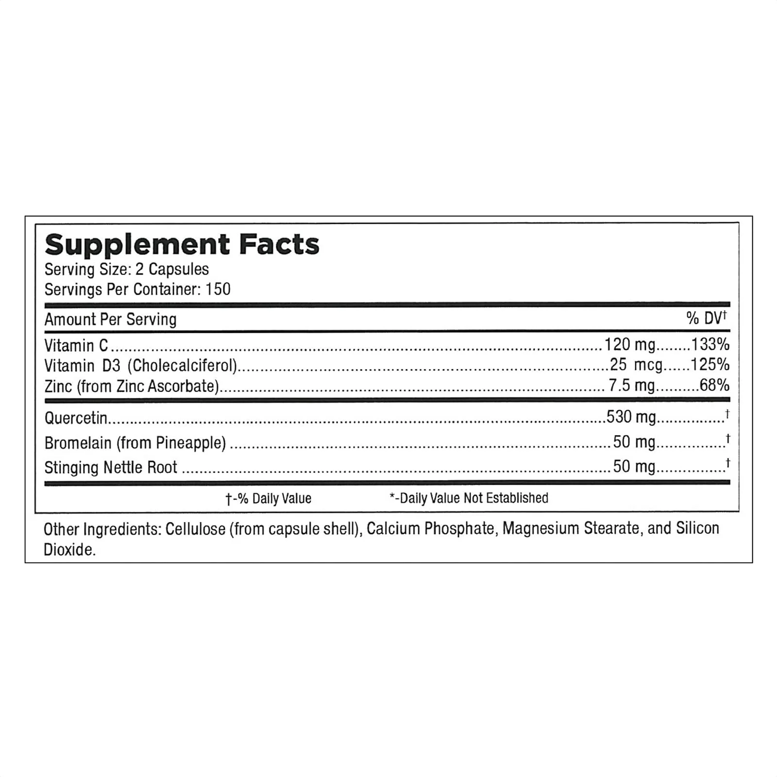 Mt. Angel Vitamins Zinc Quercetin with Bromelain – Immune Support & Respiratory Health | Quercetin 500mg, Zinc 50mg | 300ct - Image 8
