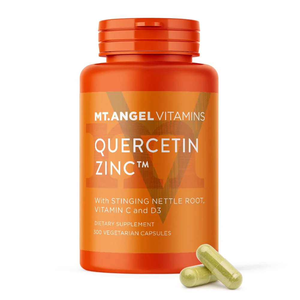 Mt. Angel Vitamins Zinc Quercetin with Bromelain – Immune Support & Respiratory Health | Quercetin 500mg, Zinc 50mg | 300ct - Image 9