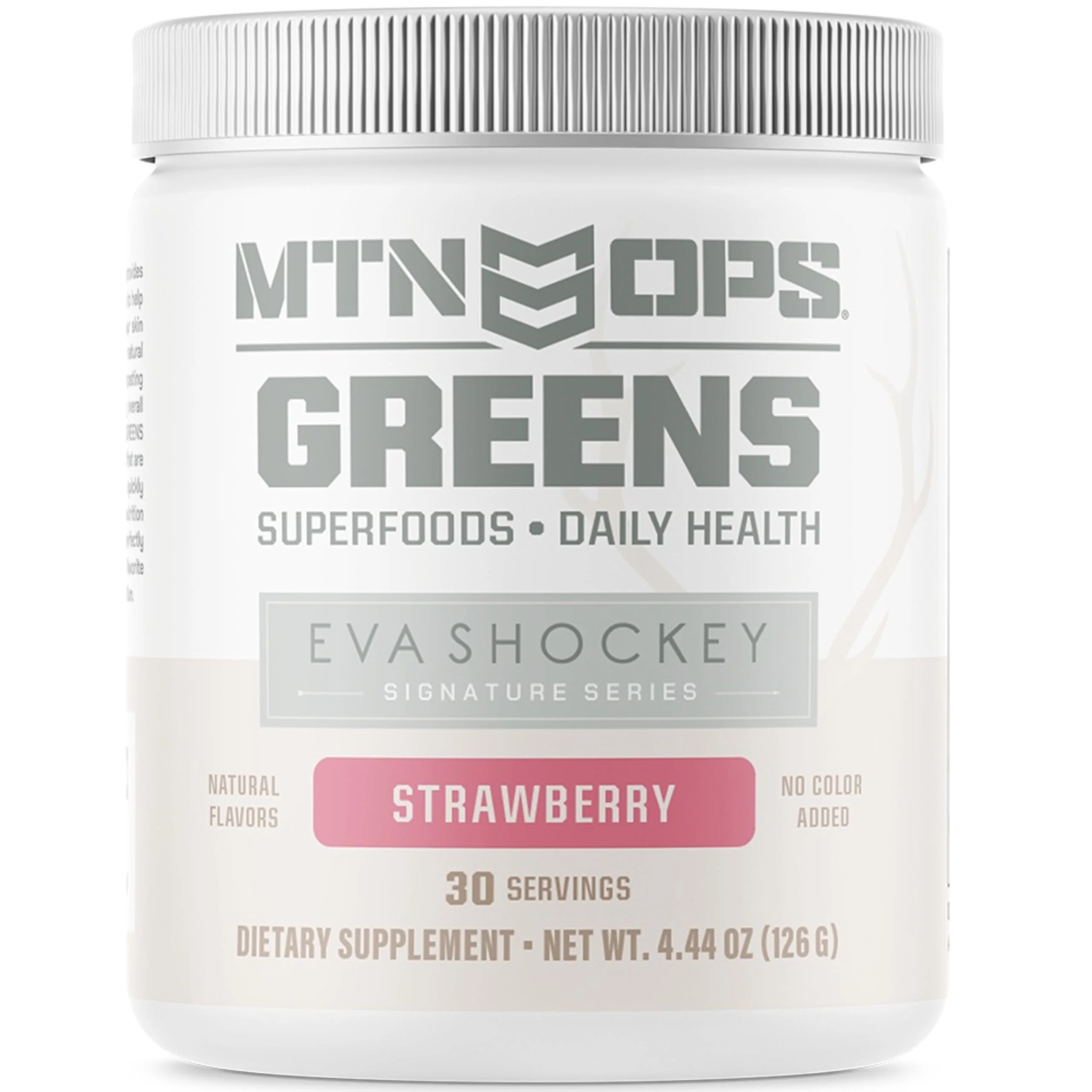 MTN OPS Eva Shockey Signature Series Super Greens – Strawberry, 30 Servings (4.4 oz)