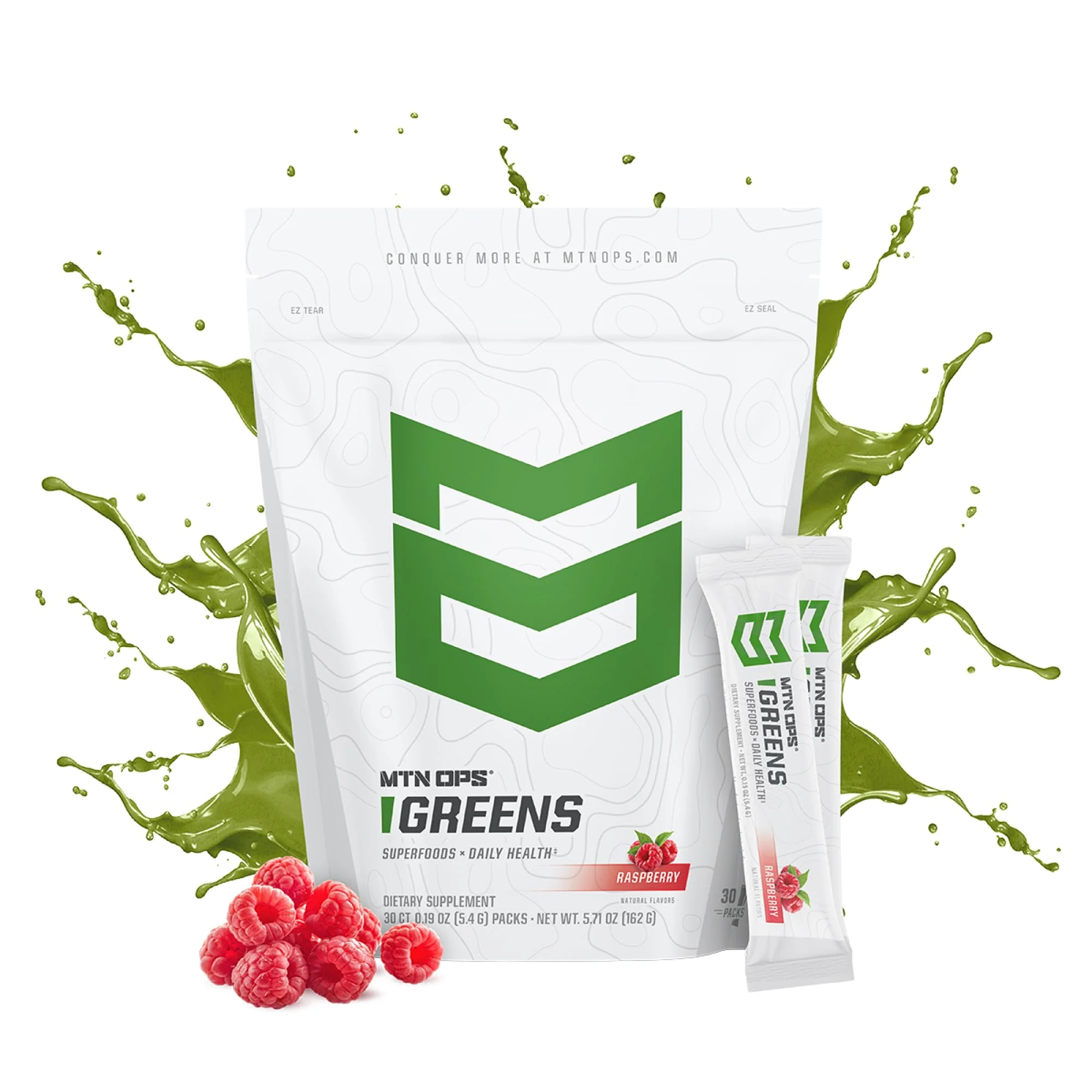 MTN OPS Super Greens – Immune Health & Energy Powder, 30 On-The-Go Packs - Image 4