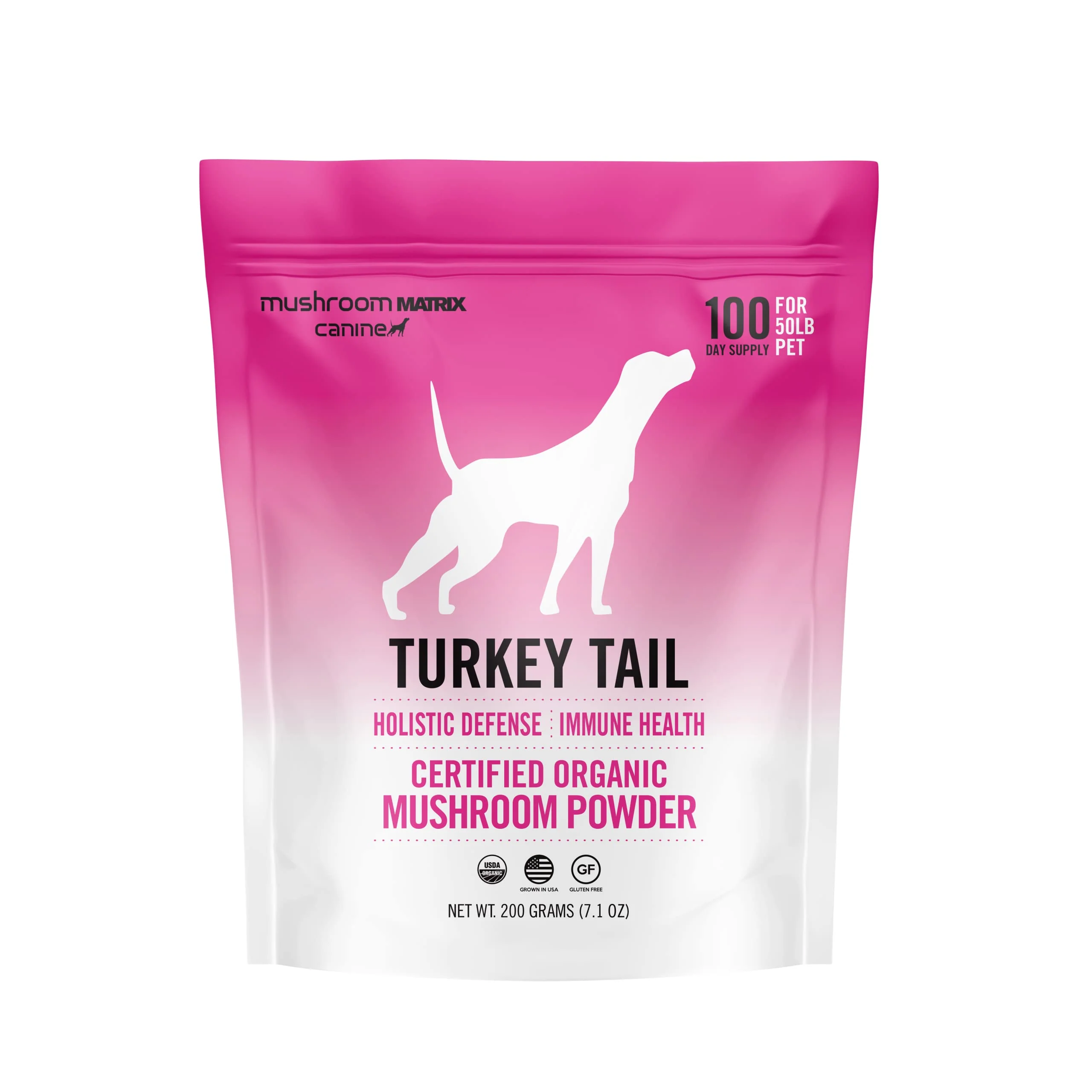 Mushroom Matrix Turkey Tail Powder for Pets – Immune Support for Dogs & Cats (200 g) - Image 6