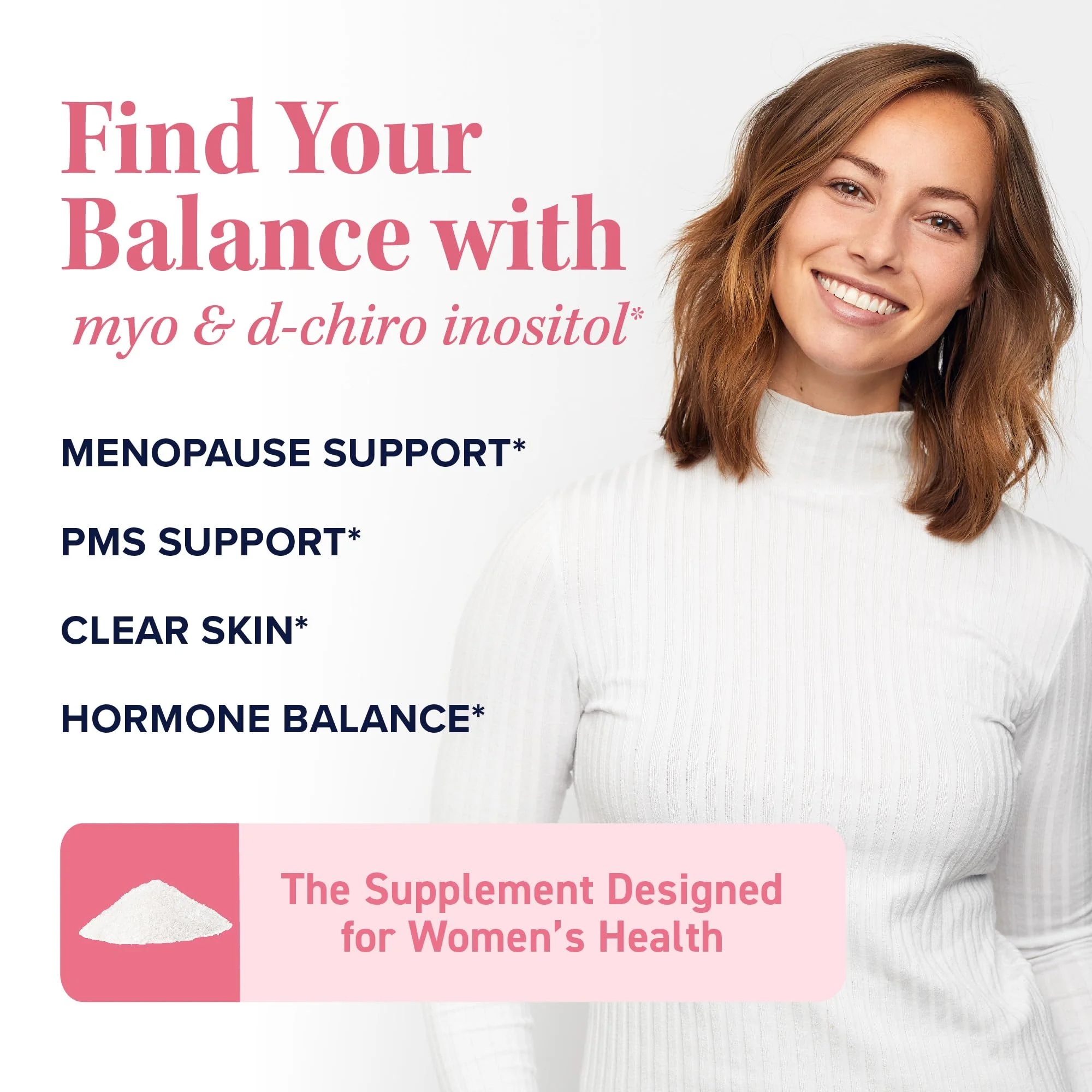 Myo-Inositol & D-Chiro Inositol Powder 40:1 for Women | 60 Servings - Image 2