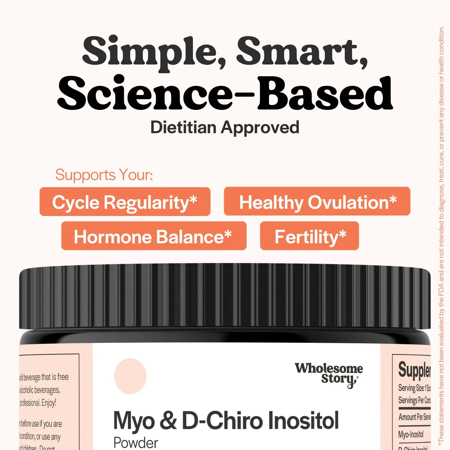 Myo-Inositol & D-Chiro Inositol Powder for Women – 40:1 Ratio, 30 Servings - Image 2