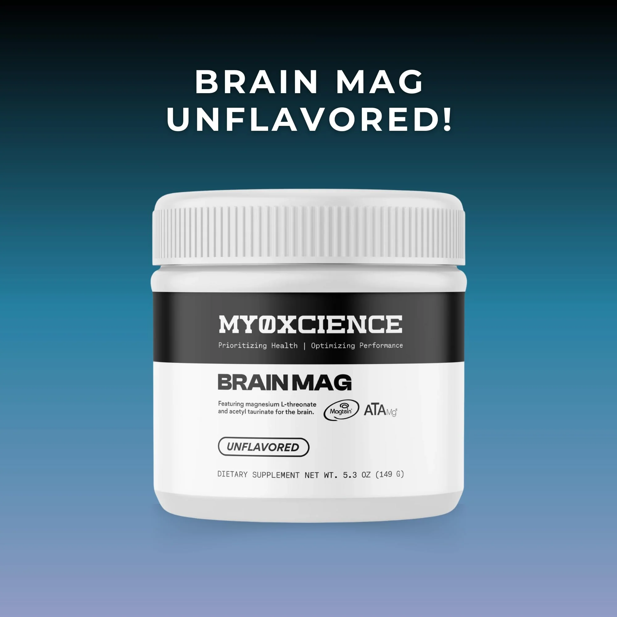 MYOXCIENCE Brain Mag | Magnesium L-Threonate Magtein & Magnesium Glycinate Powder (Unflavored) – 60 Servings - Image 6