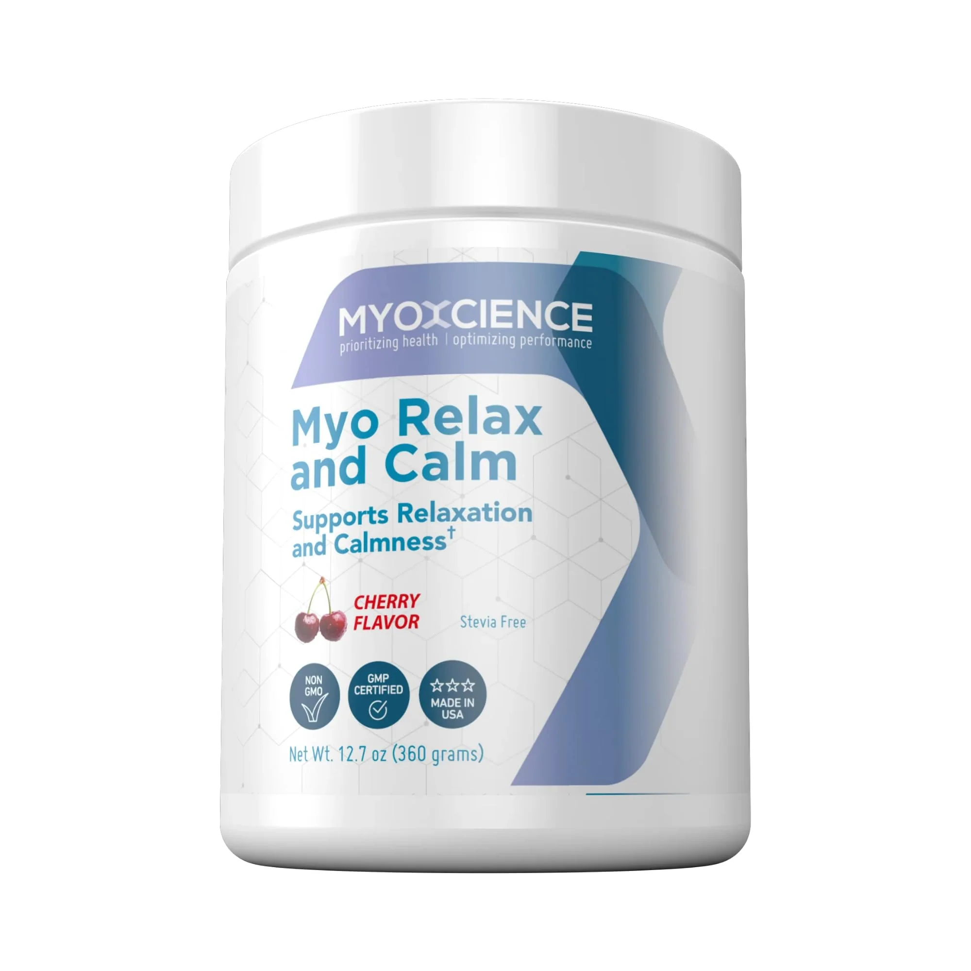 MYOXCIENCE Myo Relax and Calm | Myo-Inositol, L-Theanine, Taurine, Magnesium & GABA | Sleep, Neurotransmitter & Hormone Support (Cherry, 60 Servings) - Image 8