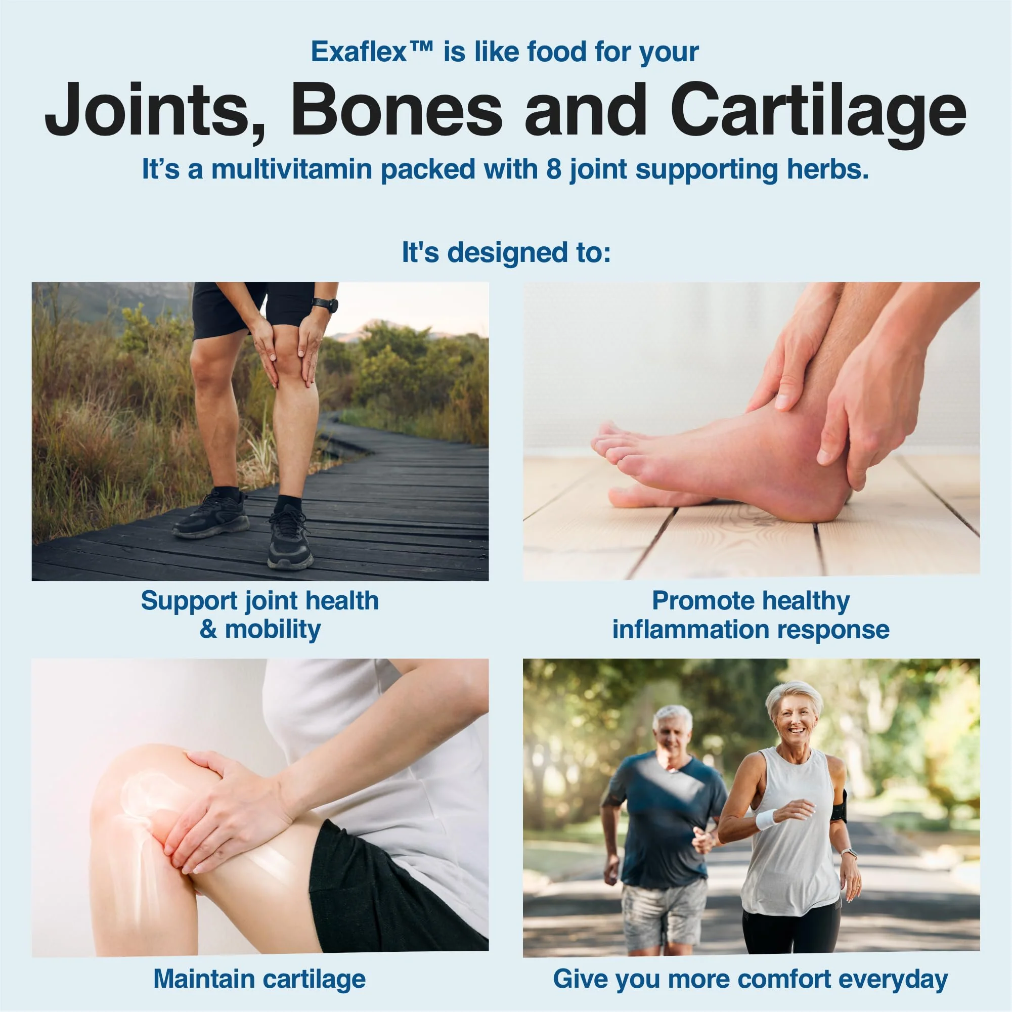 N-Labs ExaFlex Glucosamine Chondroitin MSM Capsules | Joint Support – Made in USA - Image 4
