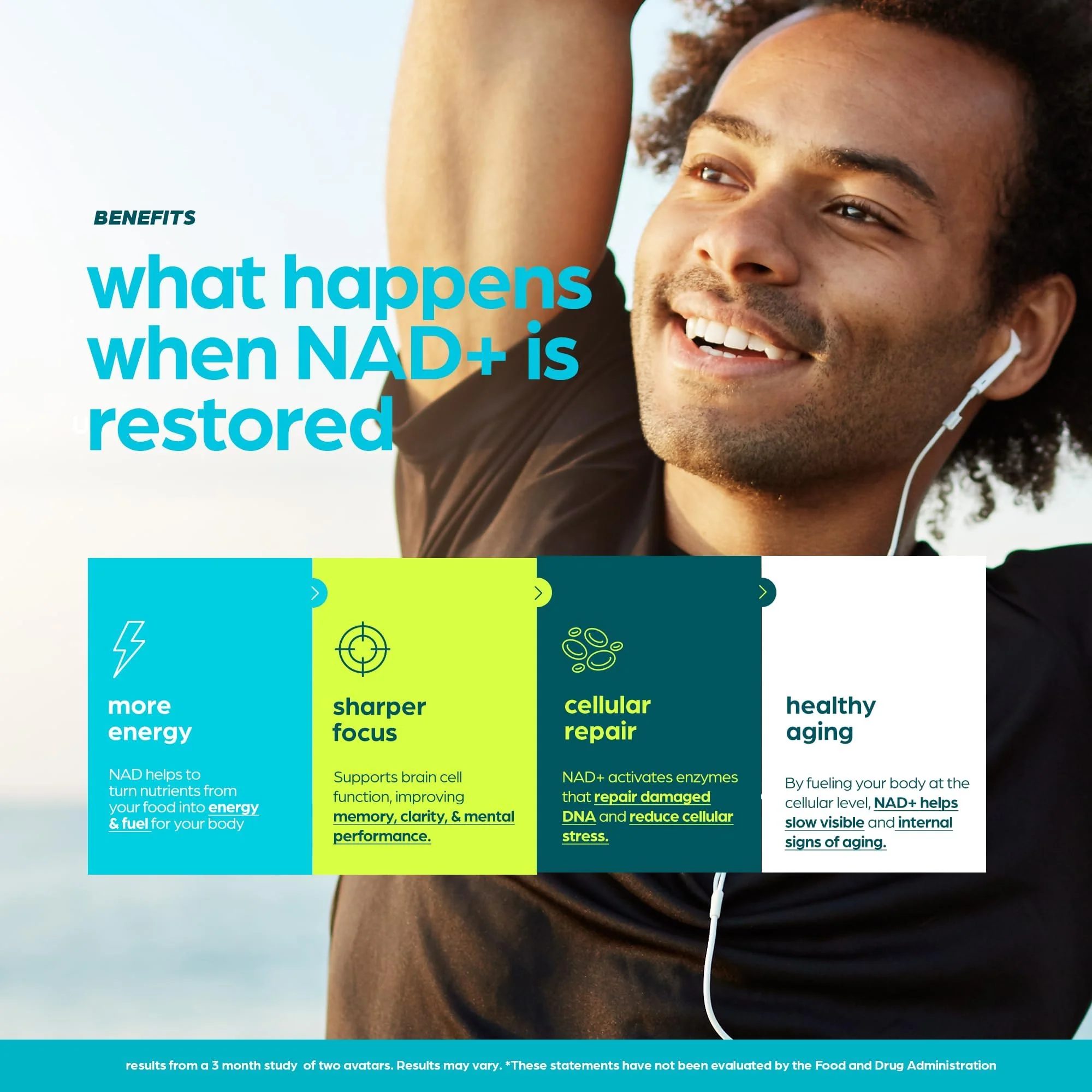 NAD Supplement 8457mg – Extra Strength NMN Liposomal + Green Tea for Women & Men - Image 2