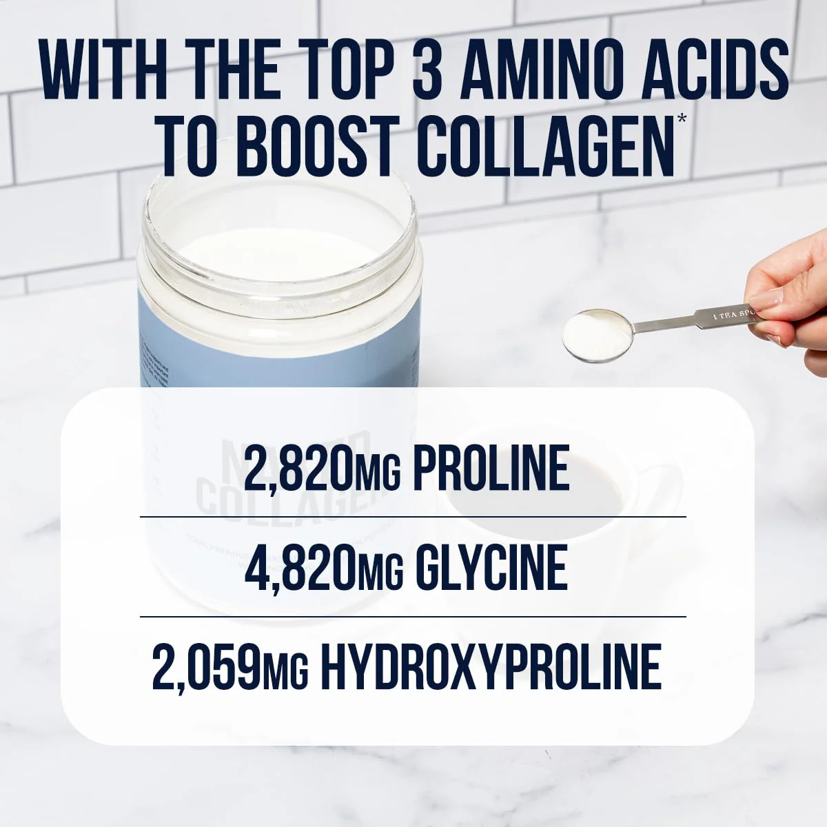 NAKED Collagen Advanced - Grass-Fed Hydrolyzed Collagen with Hyaluronic Acid & Vitamin C | 1.3 lb - Image 9