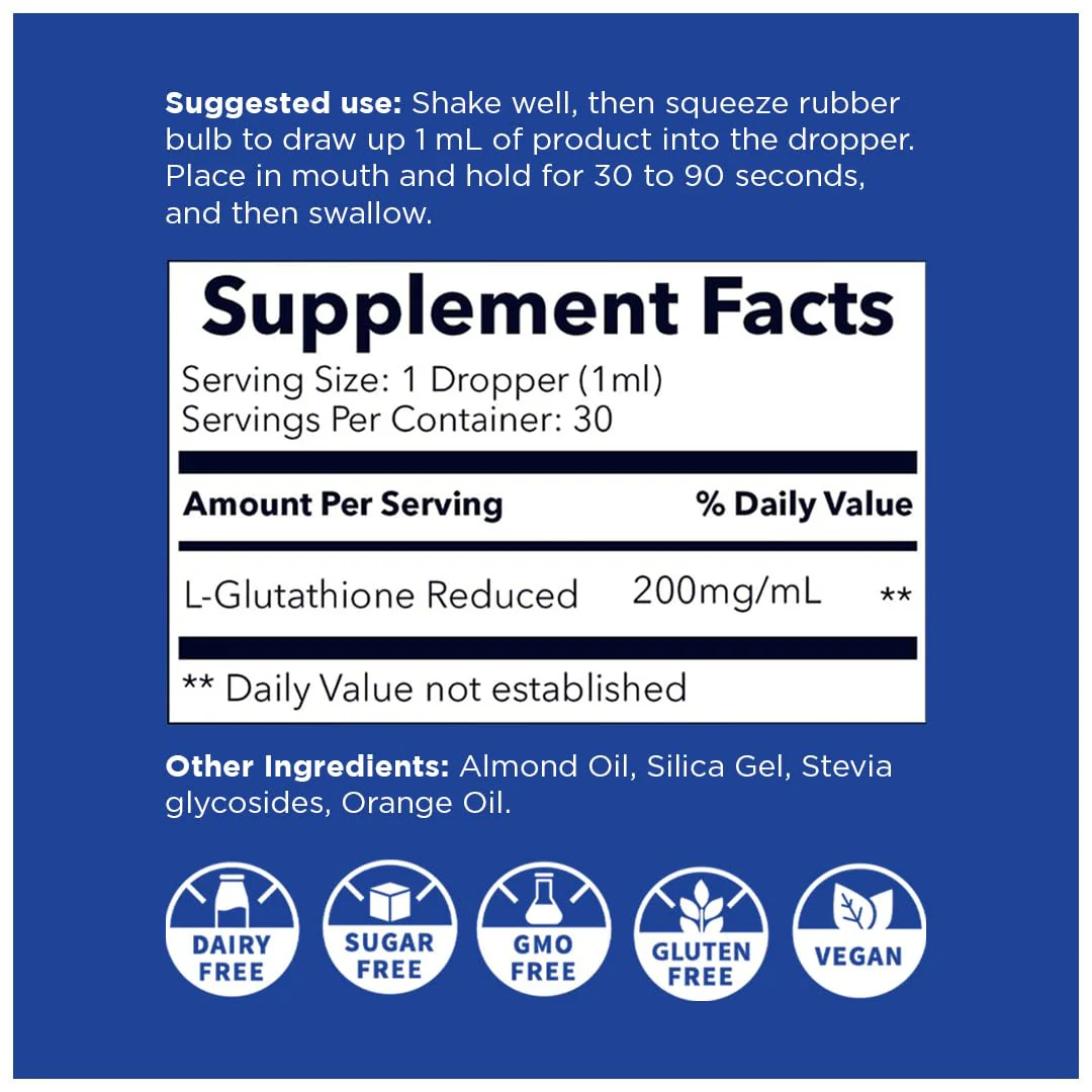 Nano Glutathione Drops by Nanoceutical Solutions | Ultra-Efficient Absorption, 30 Servings - Image 3