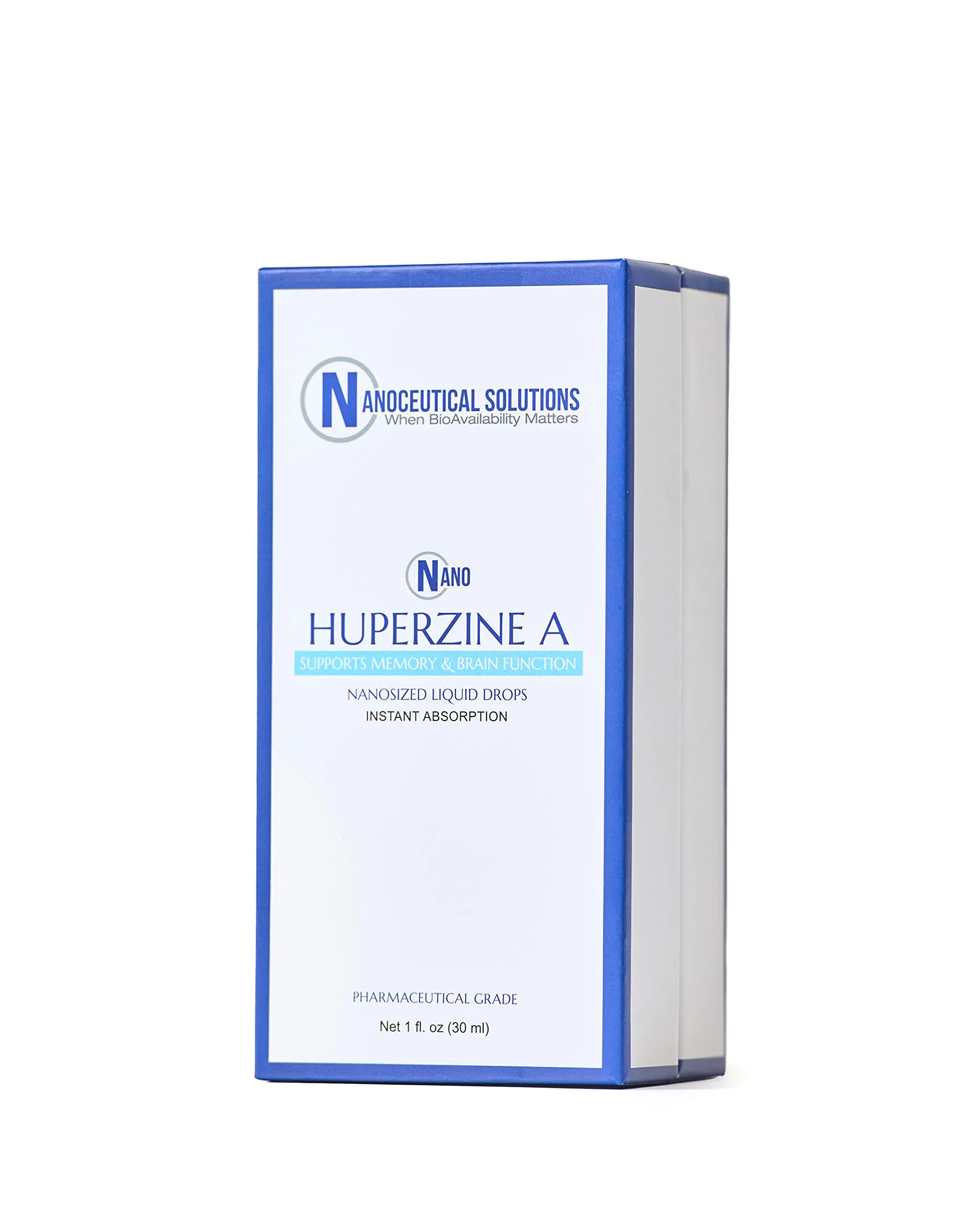 Nano HUPERZINE A – Nanosized Liquid, Instant Absorption, 6000 mcg per Bottle | 30 Servings | Non-GMO GMP Certified - Image 8