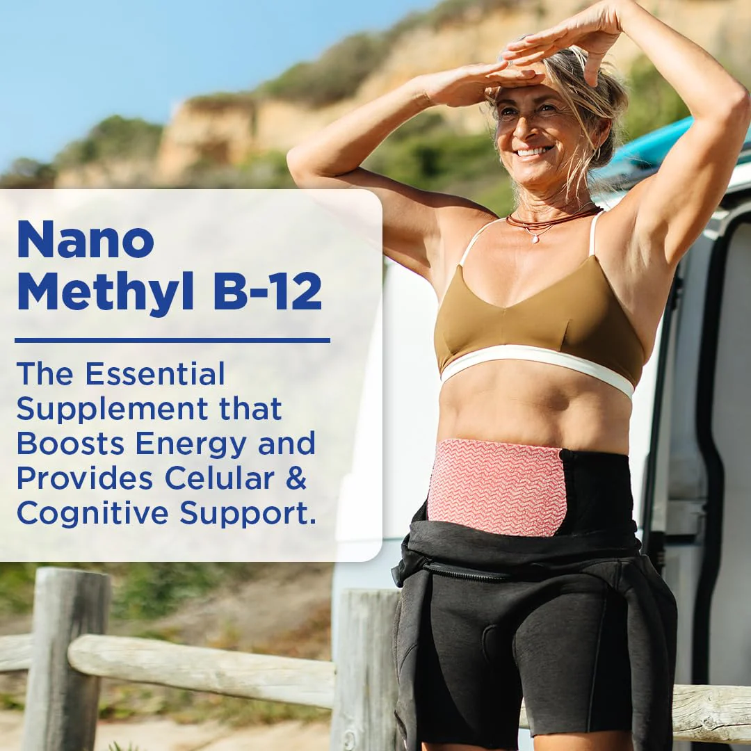 NANO Methyl B-12 1000MCG Methylcobalamin Nano Drops – Instant Absorption Berry Flavor - Image 3